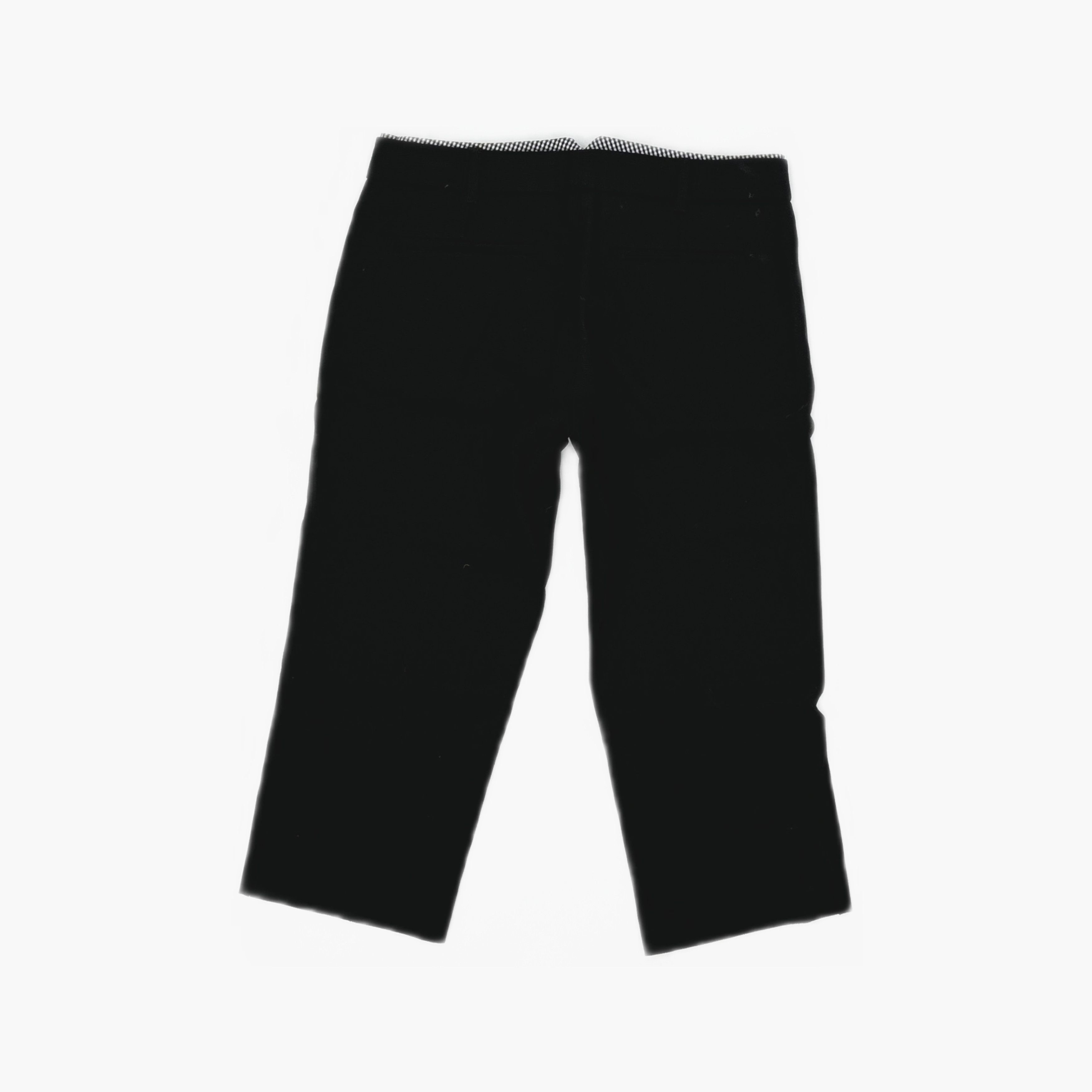 Gucci Gucci Gingham Trim Cropped Trousers Size IT 40 Size 27" / US 4 / IT 40 - 2 Thumbnail