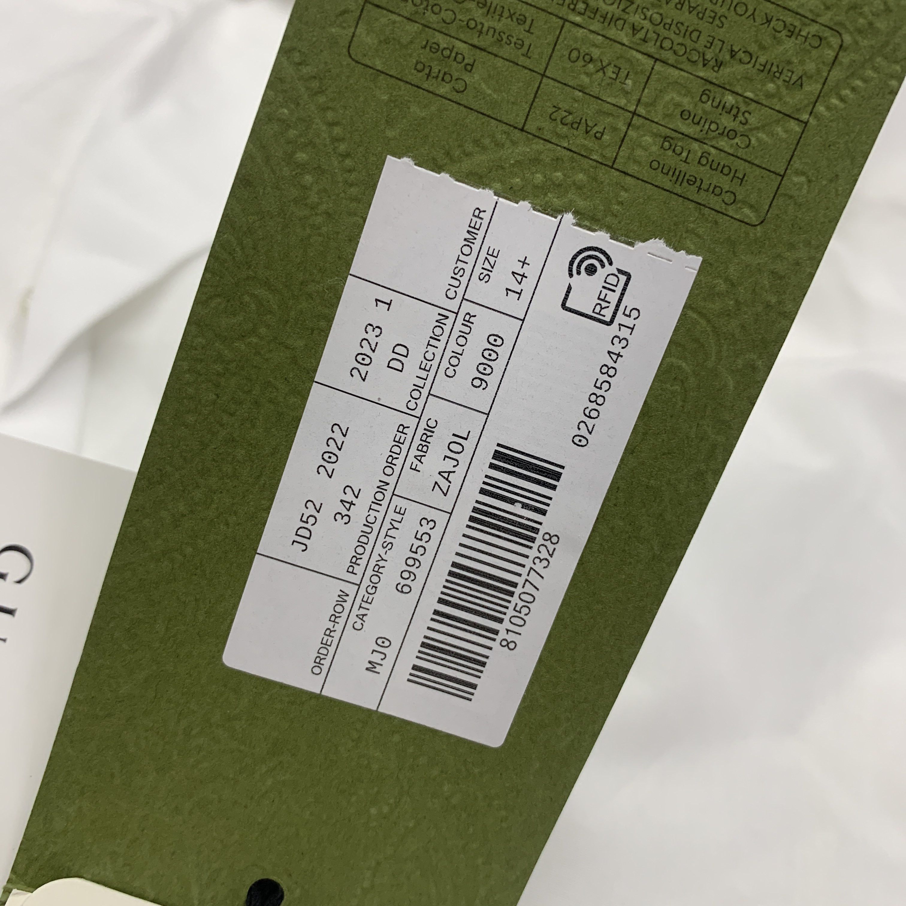 Gucci Gucci Solid Long Sleeve Shirt Size 14.5 Size US S / EU 44-46 / 1 - 5 Thumbnail