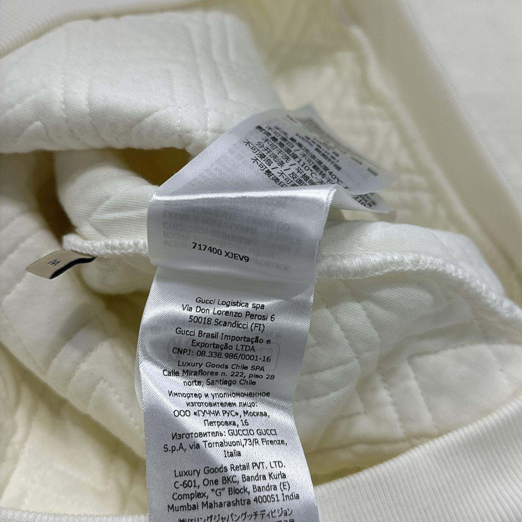 Gucci Gucci Interlocking G Logo Quilted Sweatshirt Size M Size M / US 6-8 / IT 42-44 - 3 Thumbnail
