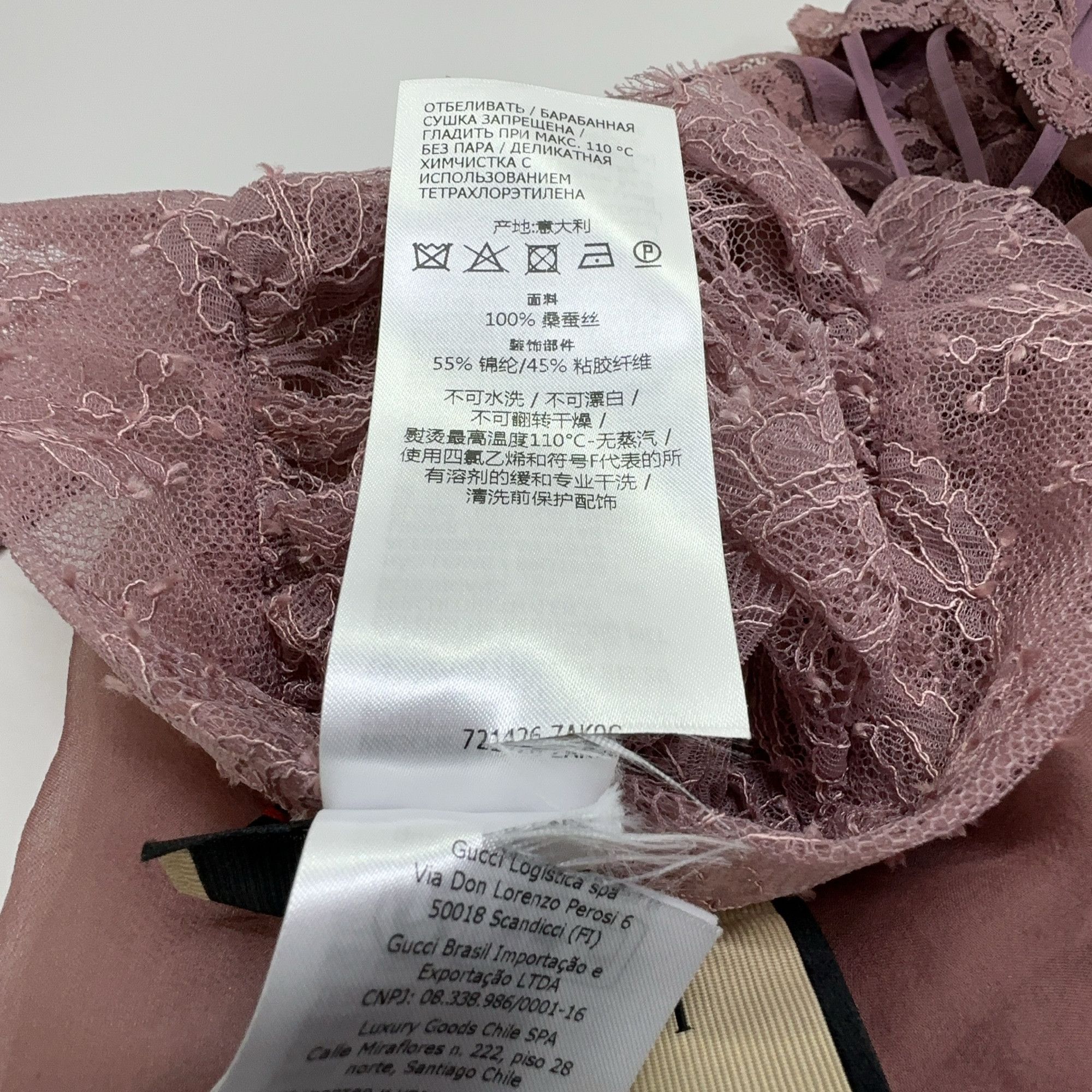 Gucci Gucci Silk Lace Panelled Sheer Blouse it_36 Size XS / US 0-2 / IT 36-38 - 6 Thumbnail