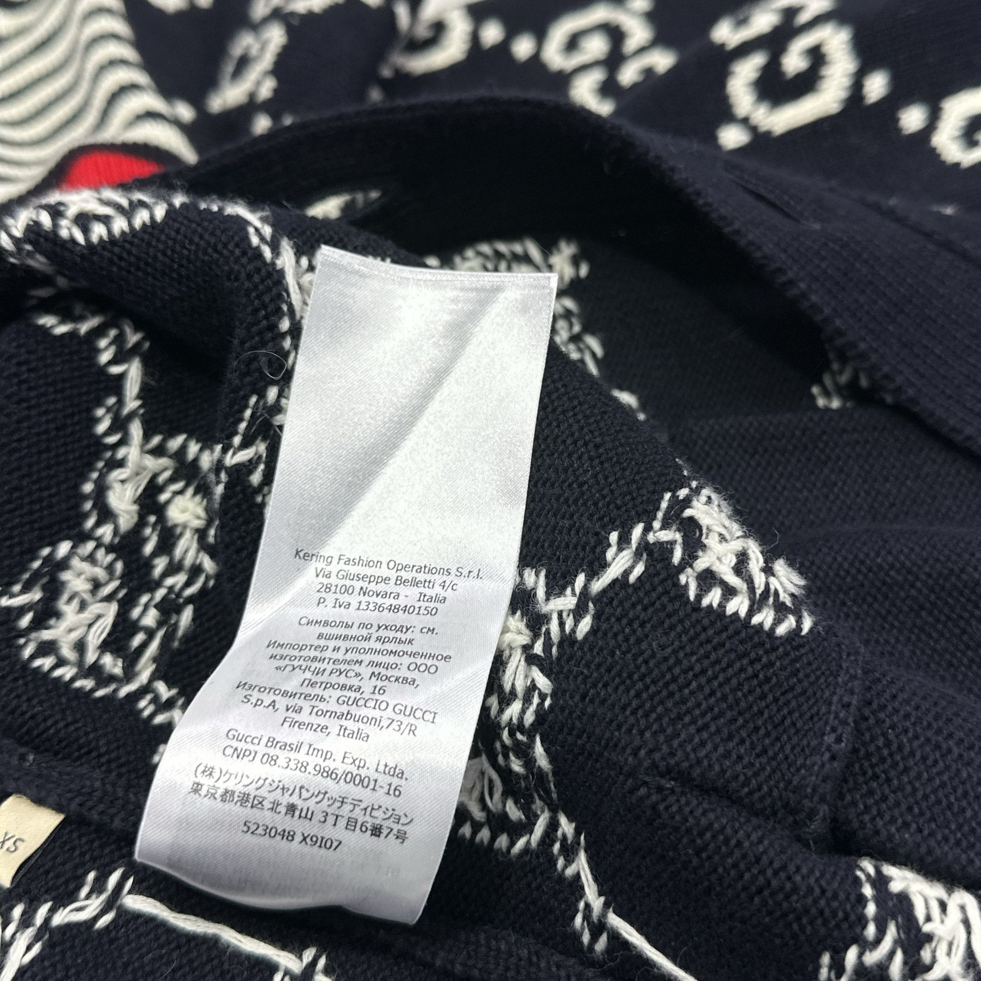 Gucci Gucci GG Monogram Striped Knit Cardigan XS Size US XS / EU 42 / 0 - 5 Thumbnail