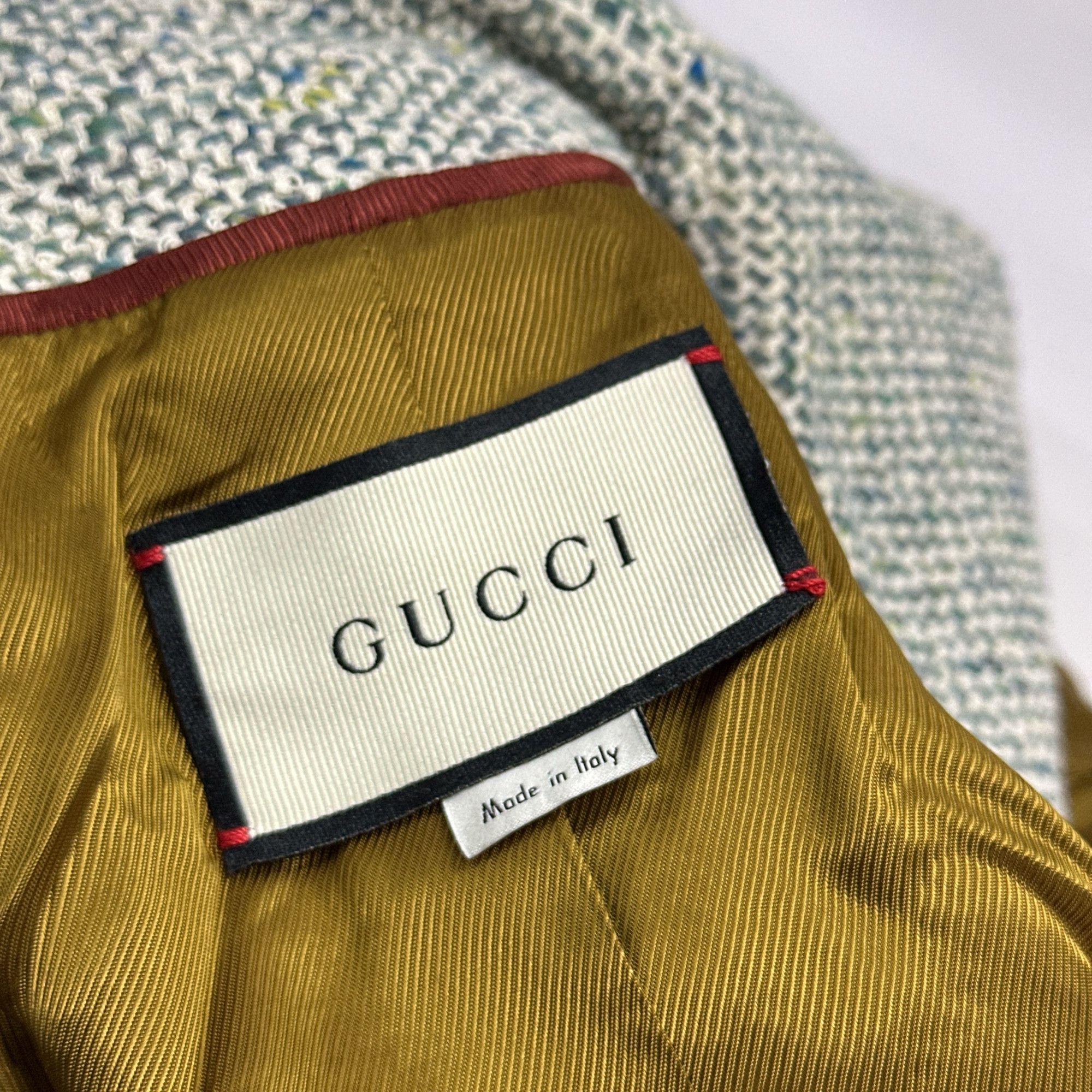 Gucci Gucci Tweed Double Breasted Coat IT 38 Size XS / US 0-2 / IT 36-38 - 5 Thumbnail