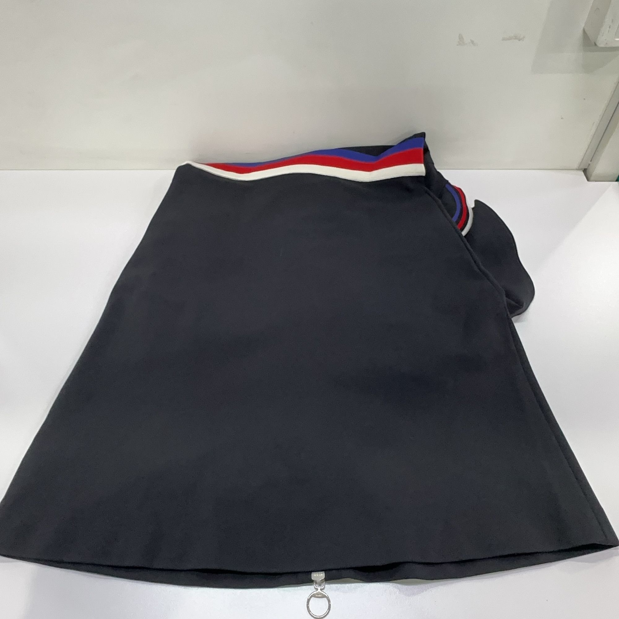 Gucci Gucci Striped Ruffle Zip Mini Dress Size L Size L / US 10 / IT 46 - 7 Thumbnail