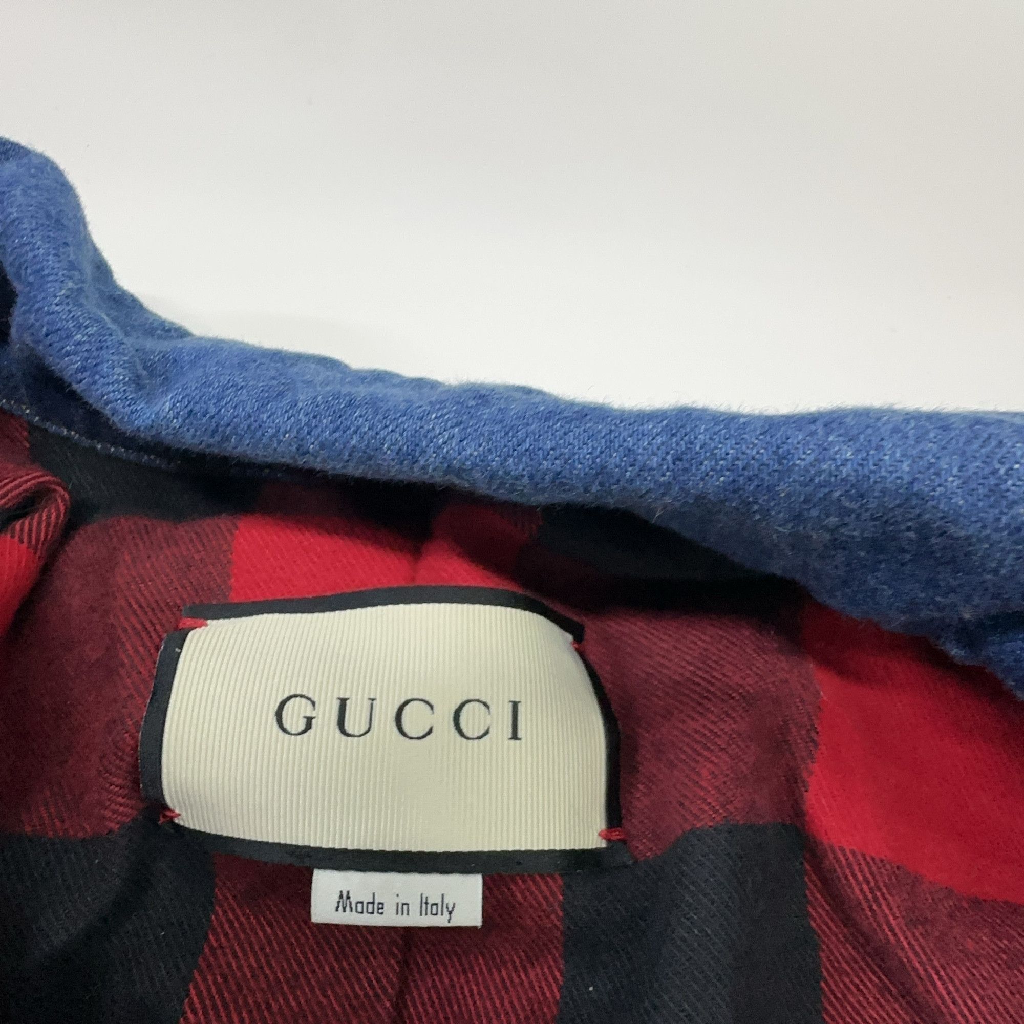Gucci Gucci Tiger Embroidered Denim Jacket Size 46 Size US S / EU 44-46 / 1 - 6 Thumbnail