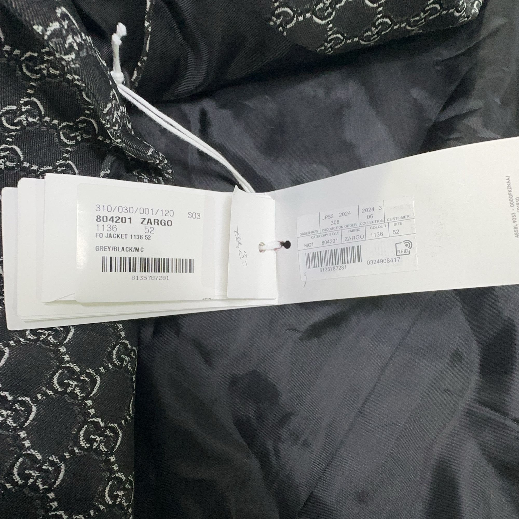 Gucci Gucci GG Monogram Wool Blazer Size 52 Size 42R - 5 Thumbnail