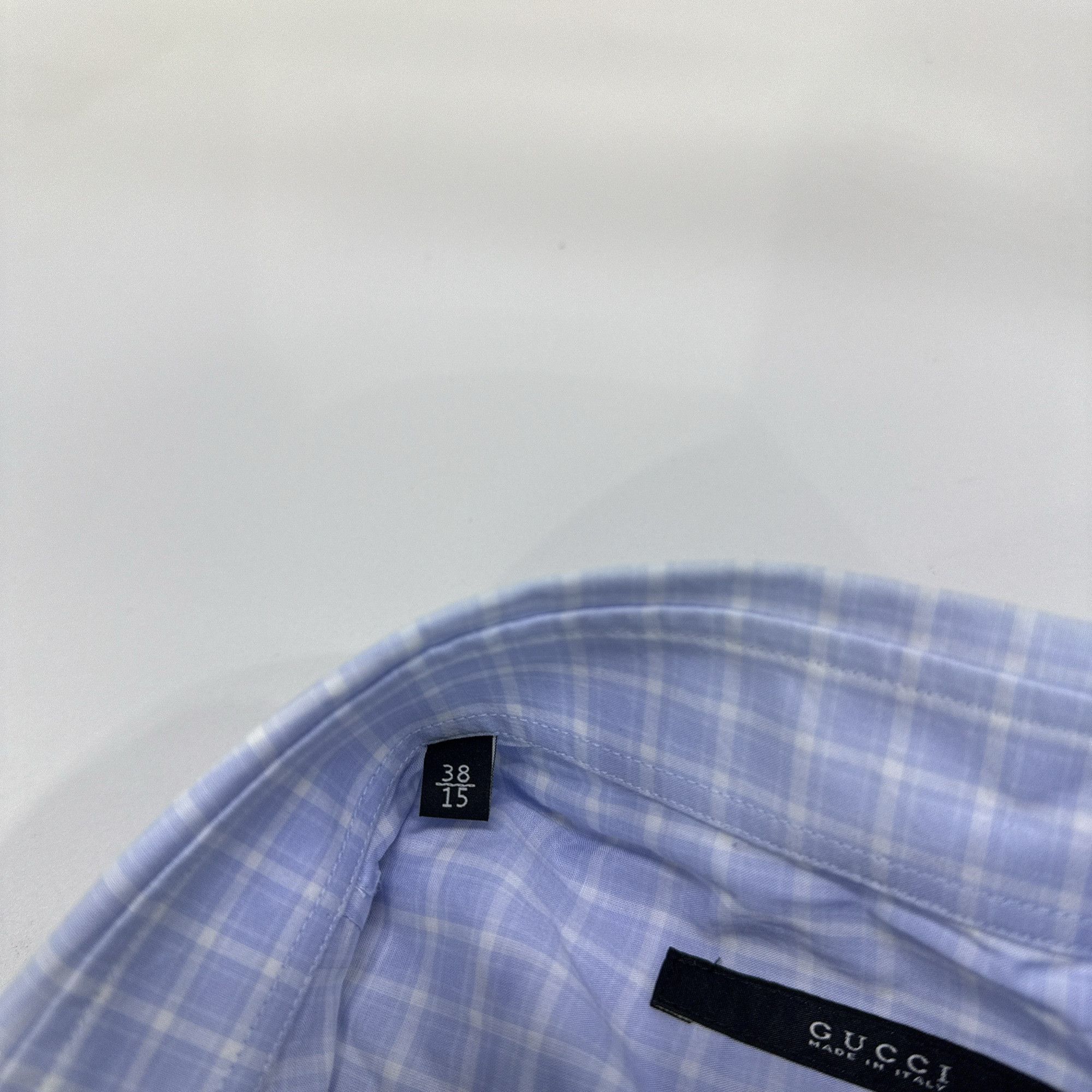 Gucci Gucci Check Classic Long Sleeve Shirt 38 Size US S / EU 44-46 / 1 - 4 Thumbnail