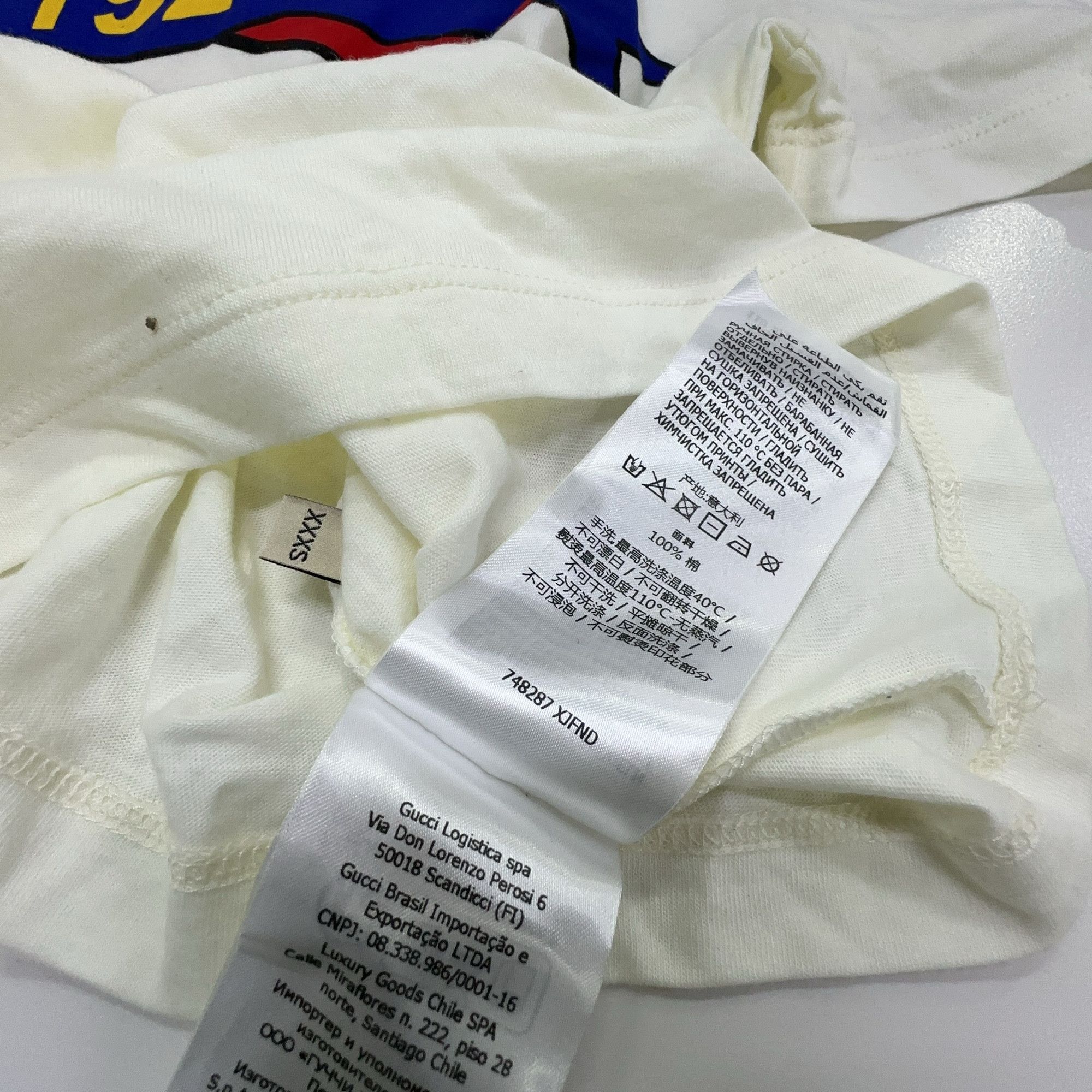 Gucci Gucci 1921 Logo Graphic T-Shirt XXXS Size XXS / US 00 / IT 34 - 3 Thumbnail