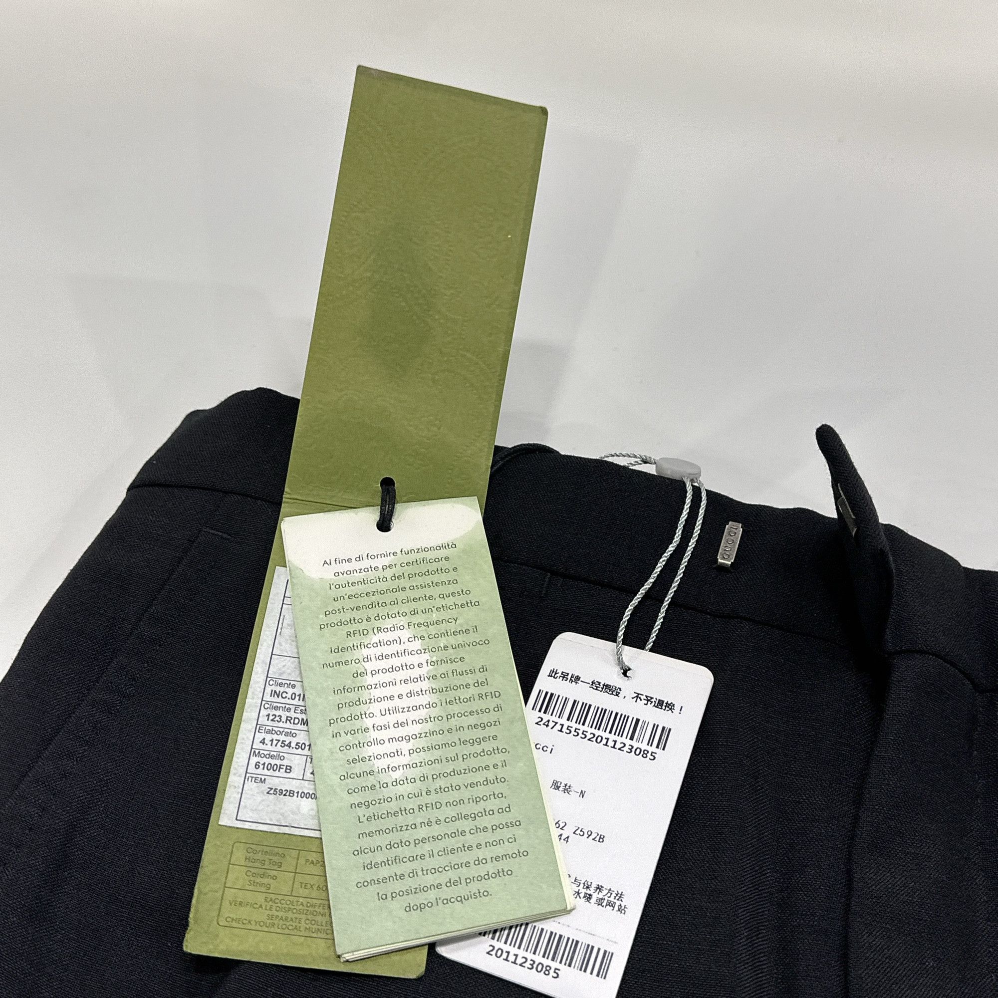 Gucci Gucci Mohair Wool Zip Detail Trousers 28 Size US 28 / EU 44 - 7 Thumbnail