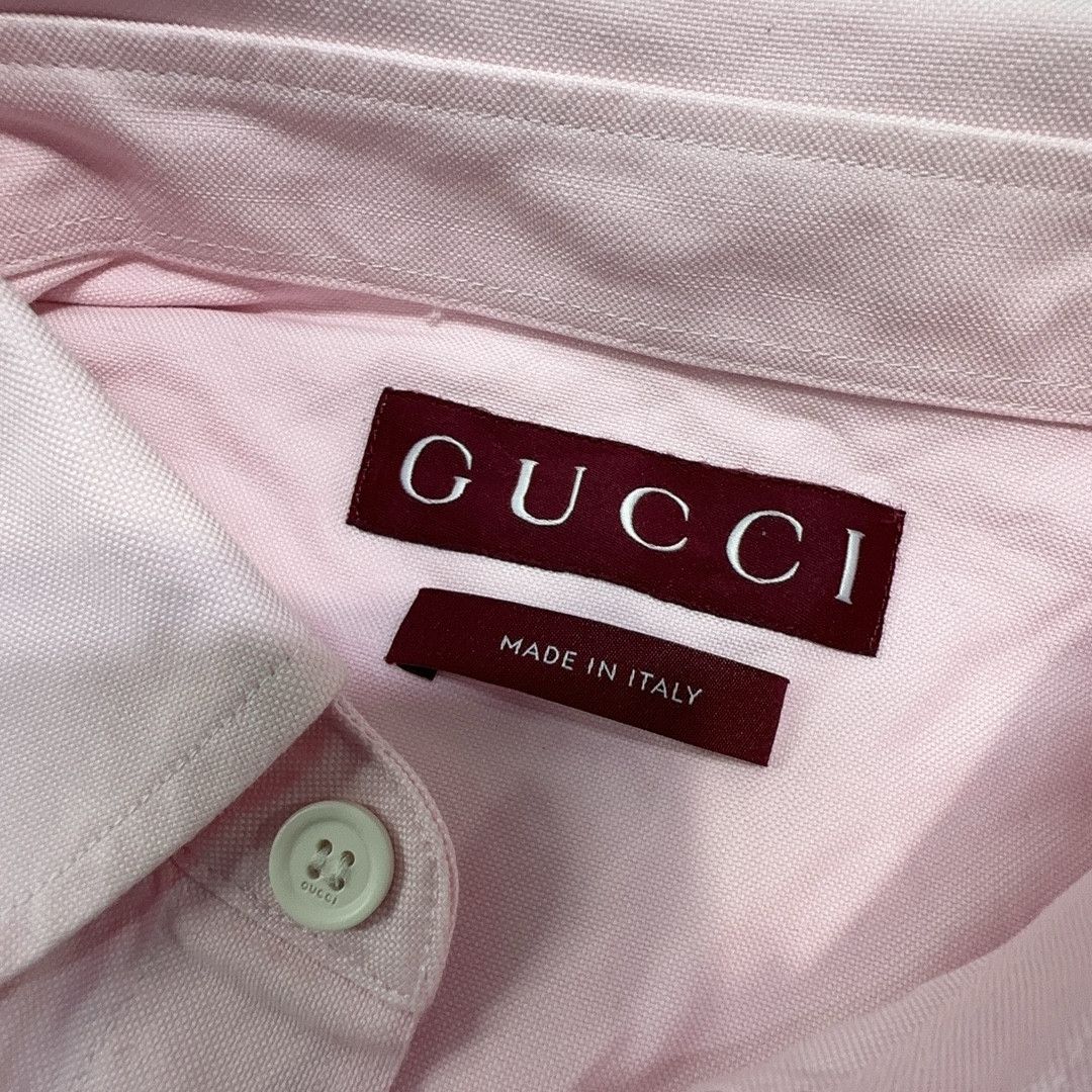 Gucci Gucci Embroidered Pocket Long Sleeve Shirt 46 Size US S / EU 44-46 / 1 - 5 Thumbnail