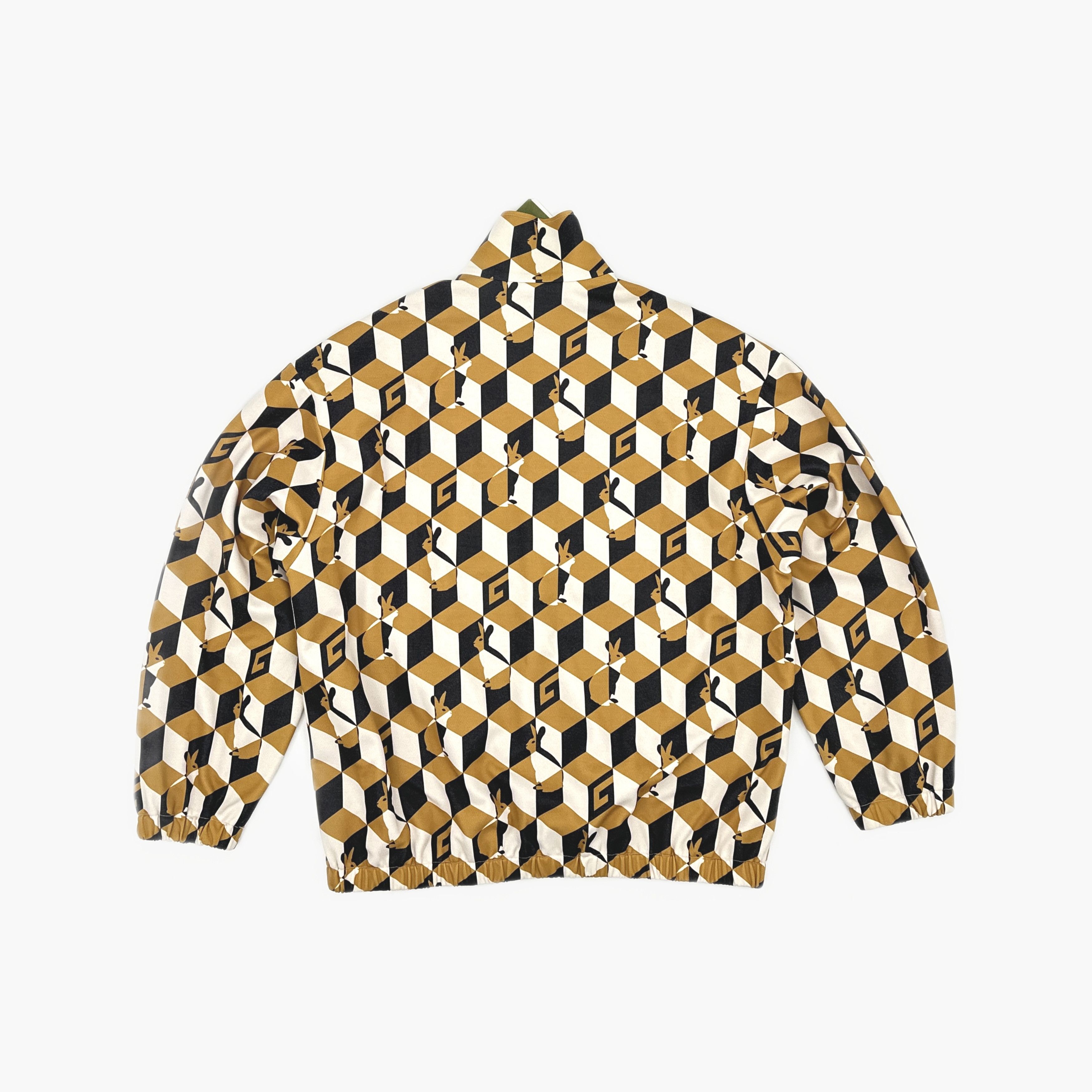 Gucci Gucci SS23 Rabbit Print Geometric Zip Jacket L Size US L / EU 52-54 / 3 - 2 Thumbnail