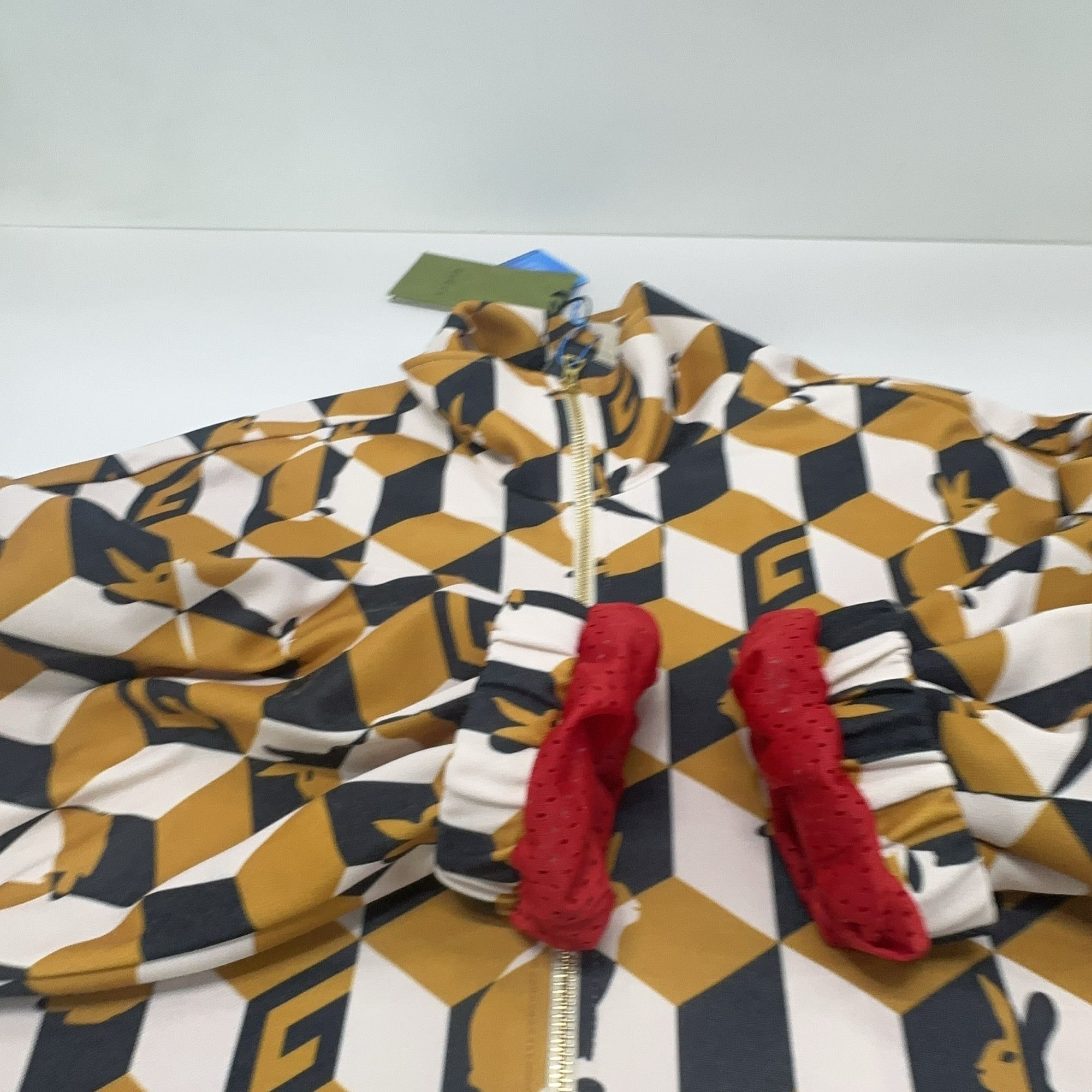 Gucci Gucci SS23 Rabbit Print Geometric Zip Jacket L Size US L / EU 52-54 / 3 - 11 Thumbnail