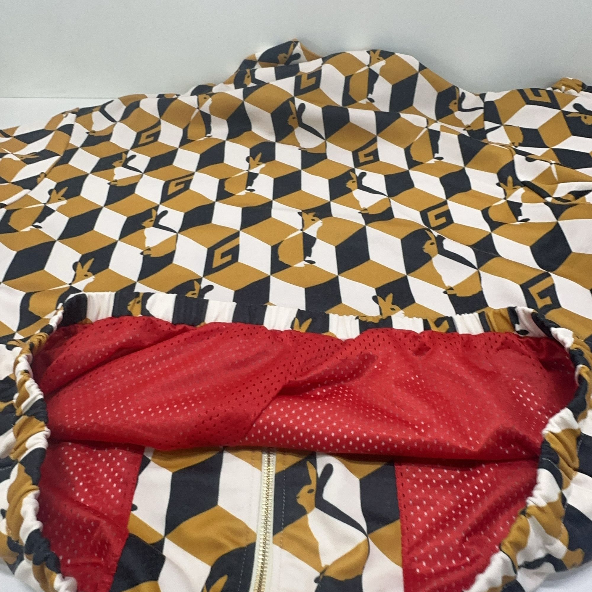 Gucci Gucci SS23 Rabbit Print Geometric Zip Jacket L Size US L / EU 52-54 / 3 - 13 Thumbnail