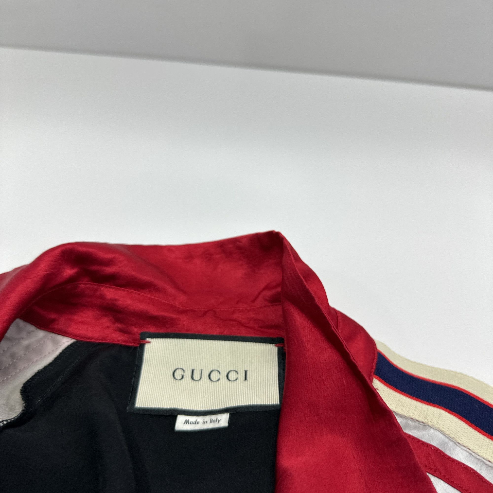 Gucci Gucci Striped Logo Colorblock Camp Shirt 48 Size US M / EU 48-50 / 2 - 3 Thumbnail