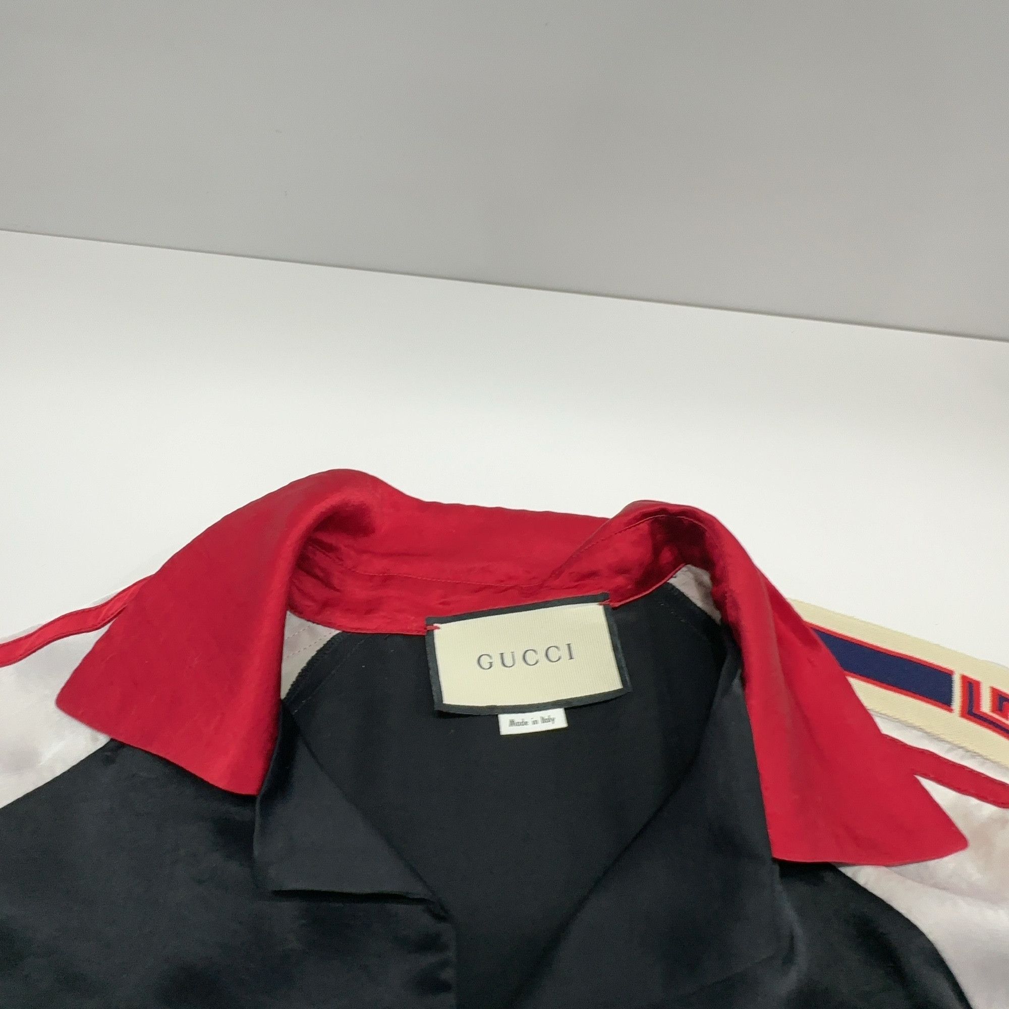 Gucci Gucci Striped Logo Colorblock Camp Shirt 48 Size US M / EU 48-50 / 2 - 6 Thumbnail