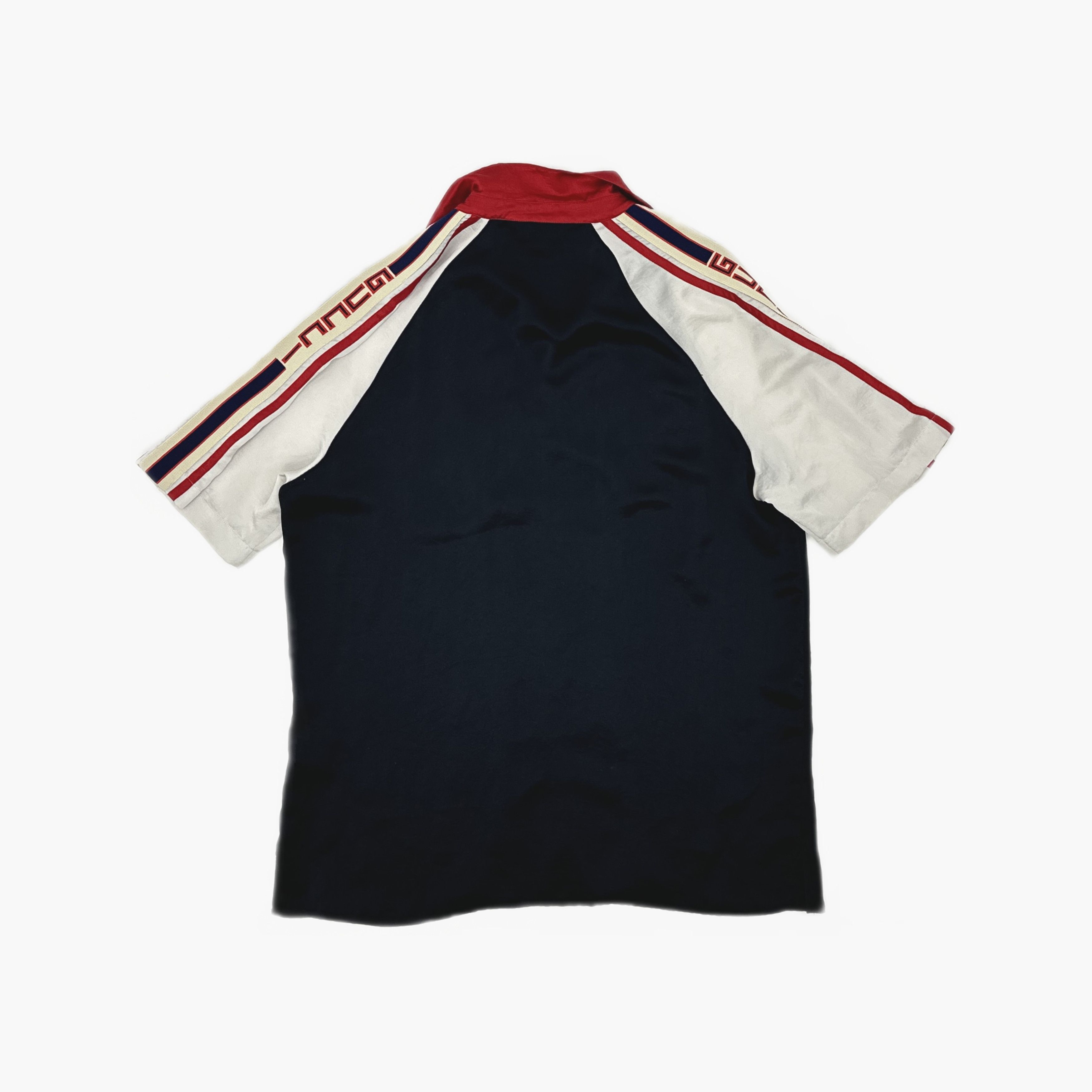 Gucci Gucci Striped Logo Colorblock Camp Shirt 48 Size US M / EU 48-50 / 2 - 2 Thumbnail
