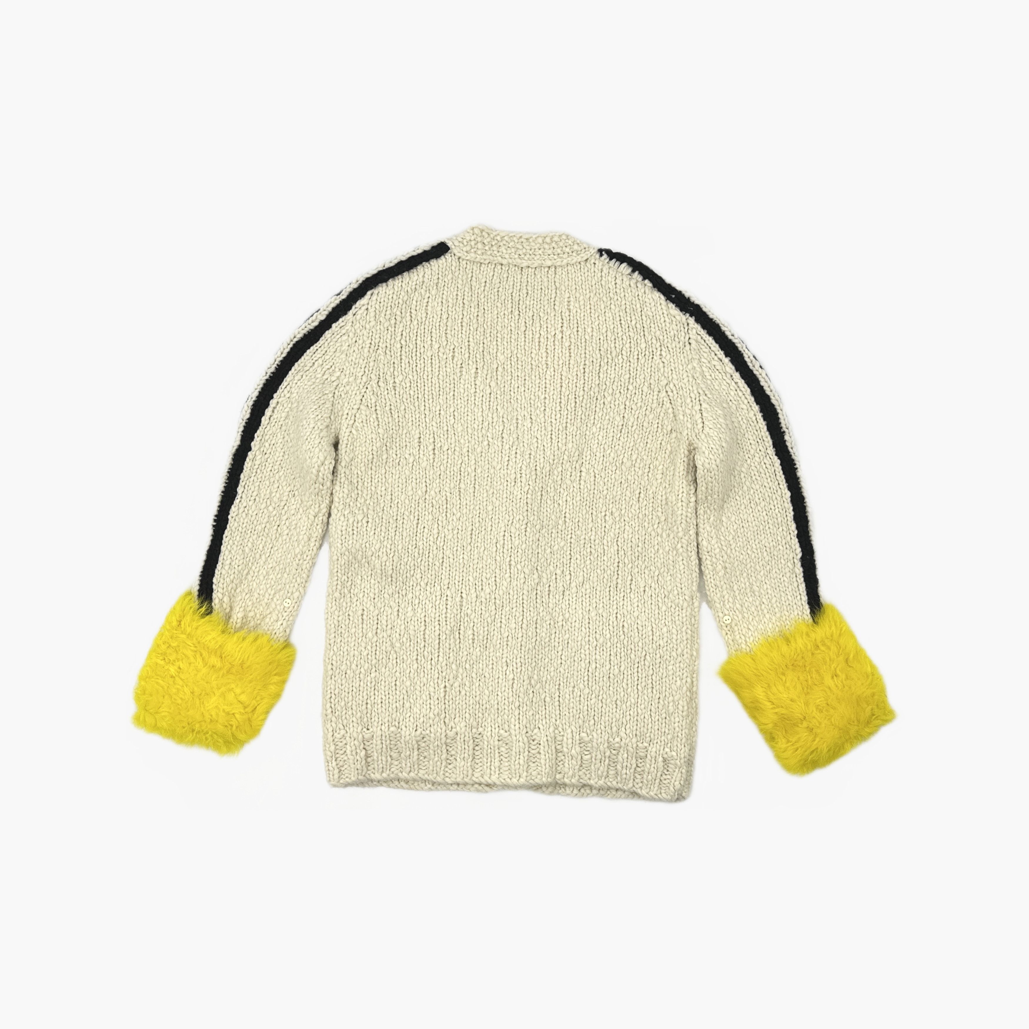 Adidas × Gucci Gucci x adidas Fur Trim Knit Cardigan S Size S / US 4 / IT 40 - 2 Thumbnail