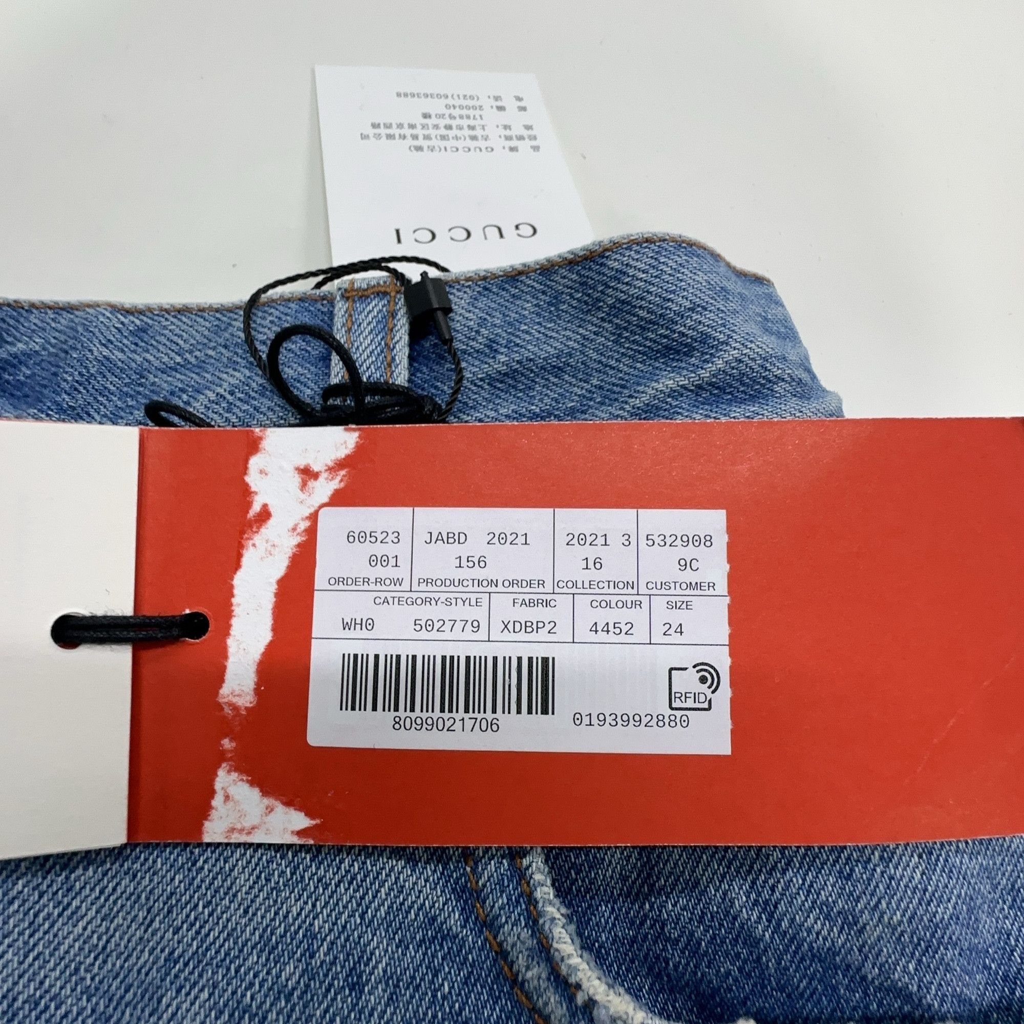 Gucci Gucci GG Apple Patch Denim Shorts 24 Size 24" / US 00 / IT 34 - 3 Thumbnail