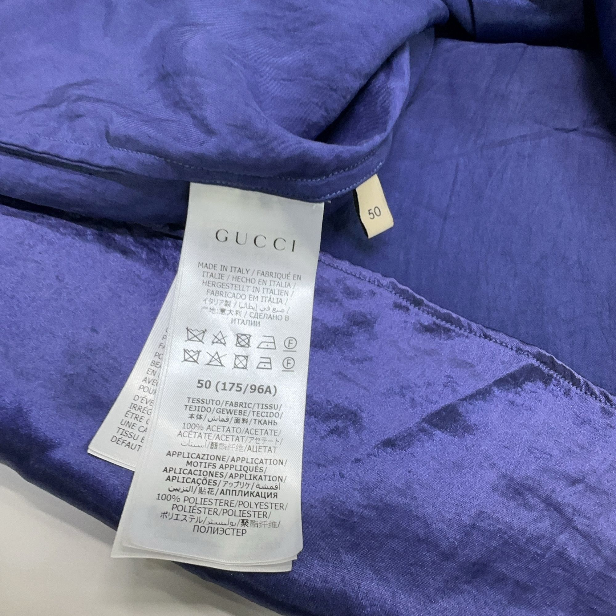 Gucci Gucci Acetate Interlocking G Shirt Size 50 Size US M / EU 48-50 / 2 - 4 Thumbnail