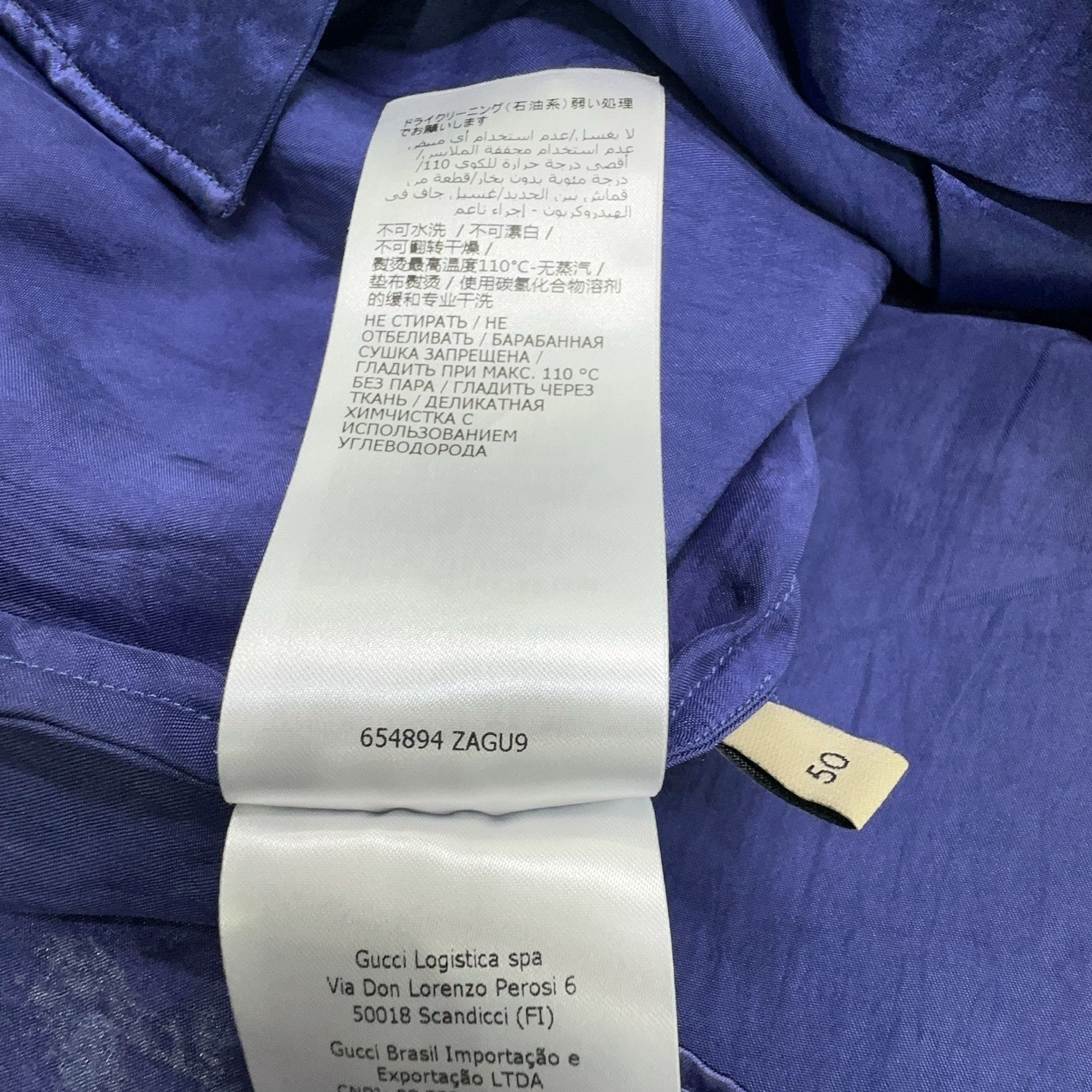 Gucci Gucci Acetate Interlocking G Shirt Size 50 Size US M / EU 48-50 / 2 - 5 Thumbnail