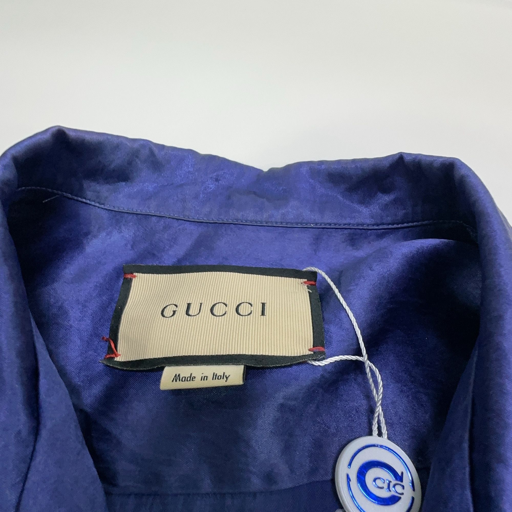 Gucci Gucci Acetate Interlocking G Shirt Size 50 Size US M / EU 48-50 / 2 - 3 Thumbnail