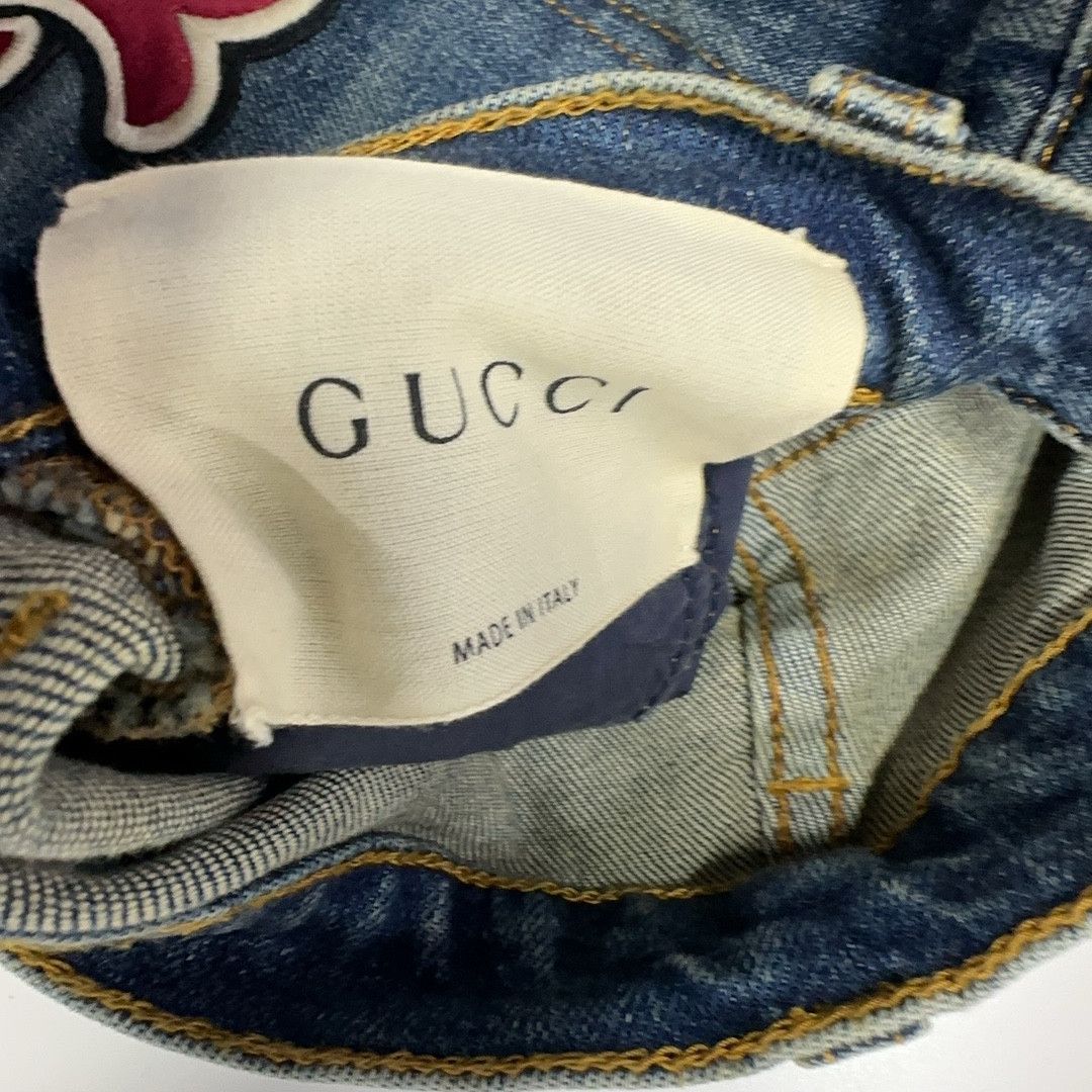 Gucci Gucci LA Patch Denim Jeans 23 Size 23" - 5 Thumbnail