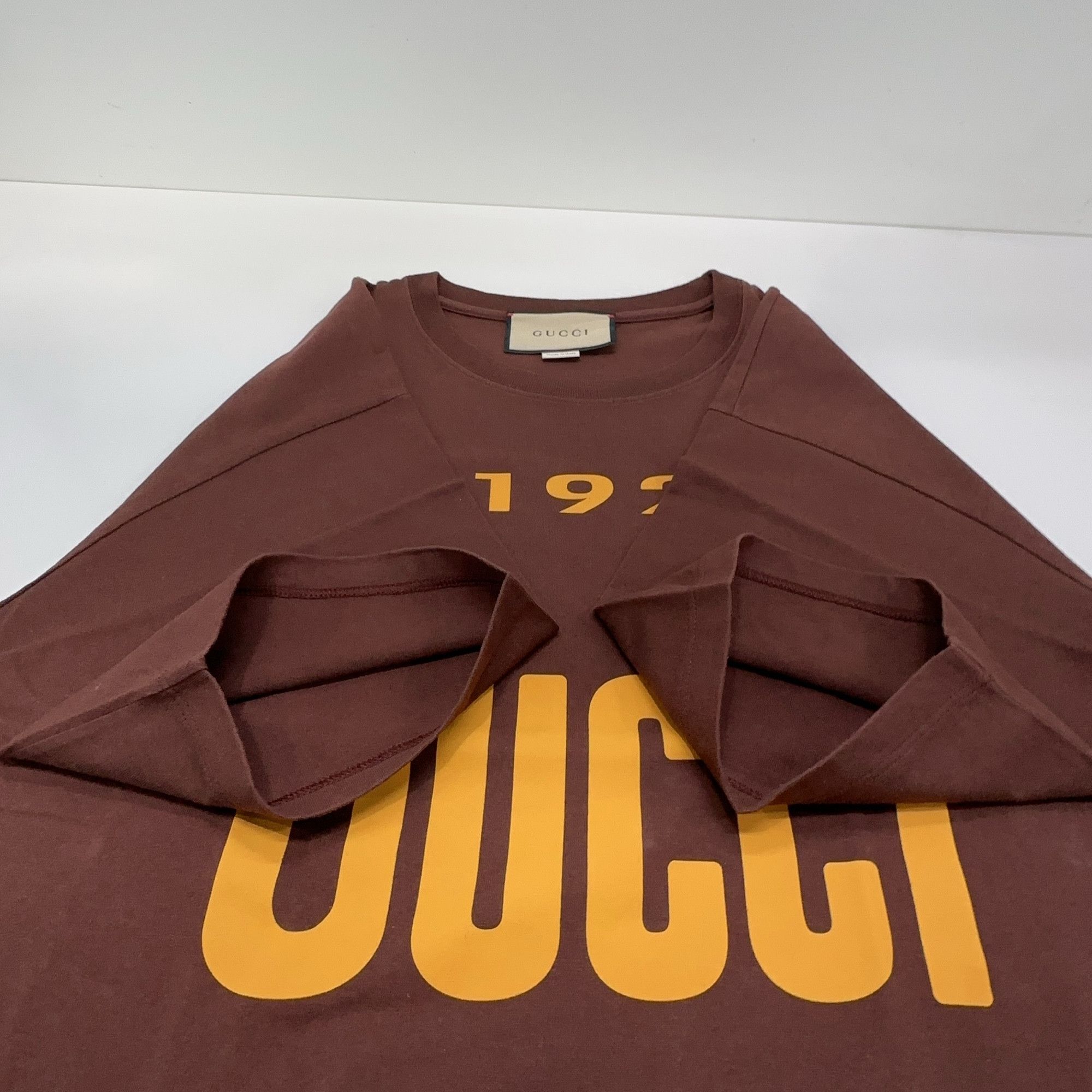 Gucci Gucci 1921 Logo Print T-Shirt Size L Size US L / EU 52-54 / 3 - 8 Thumbnail