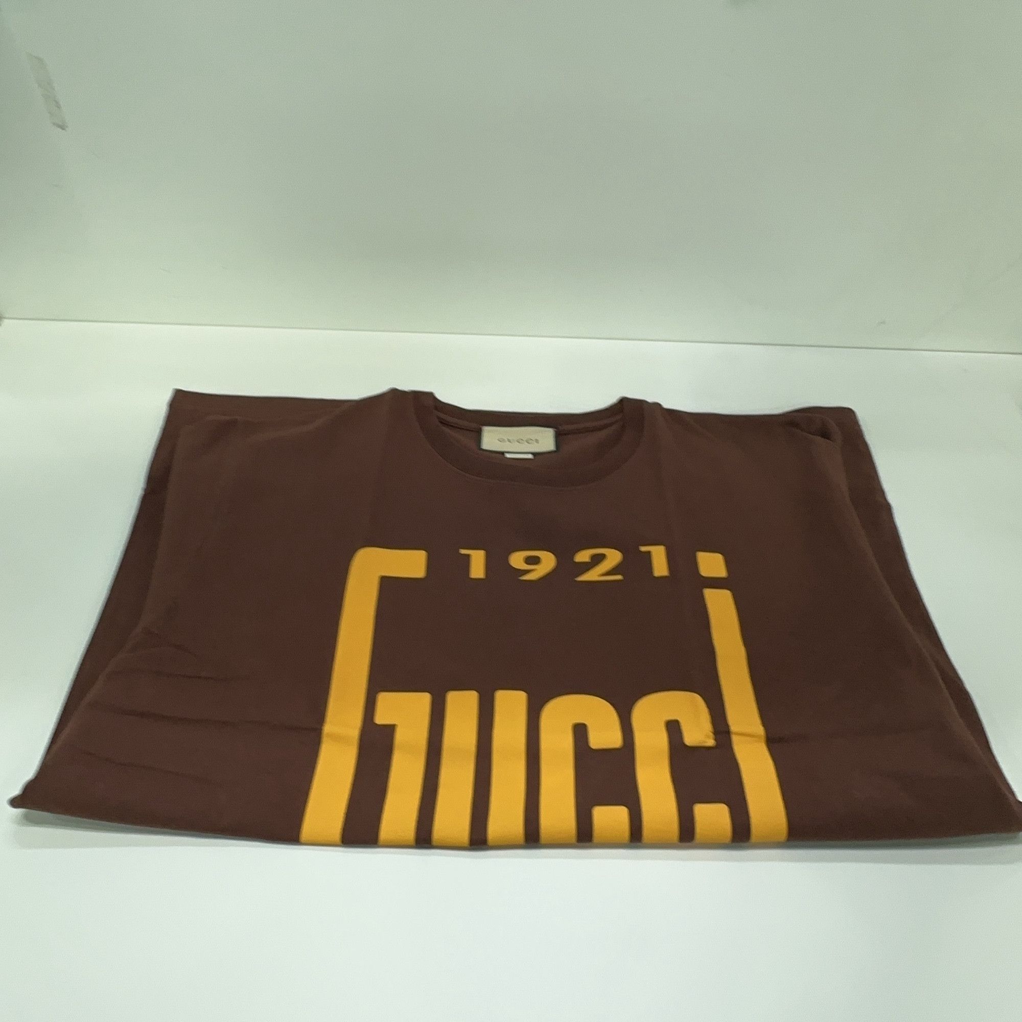 Gucci Gucci 1921 Logo Print T-Shirt Size L Size US L / EU 52-54 / 3 - 10 Thumbnail