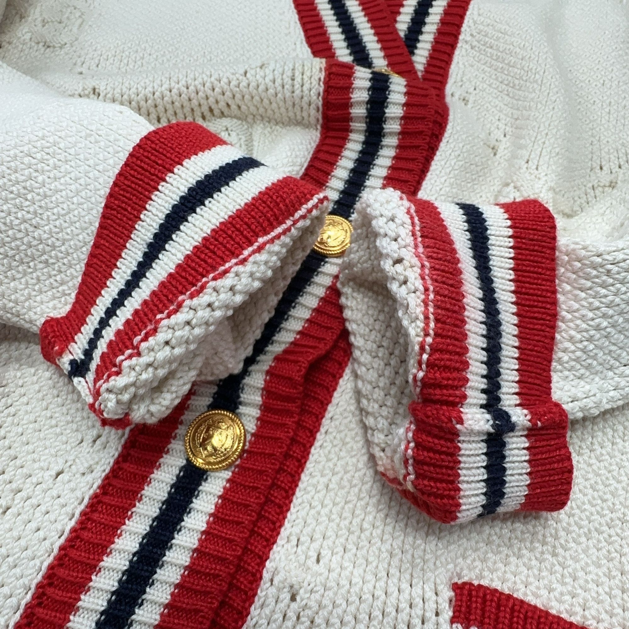 Gucci Gucci FW21 Striped GG Knit Cardigan Size S Size S / US 4 / IT 40 - 4 Thumbnail