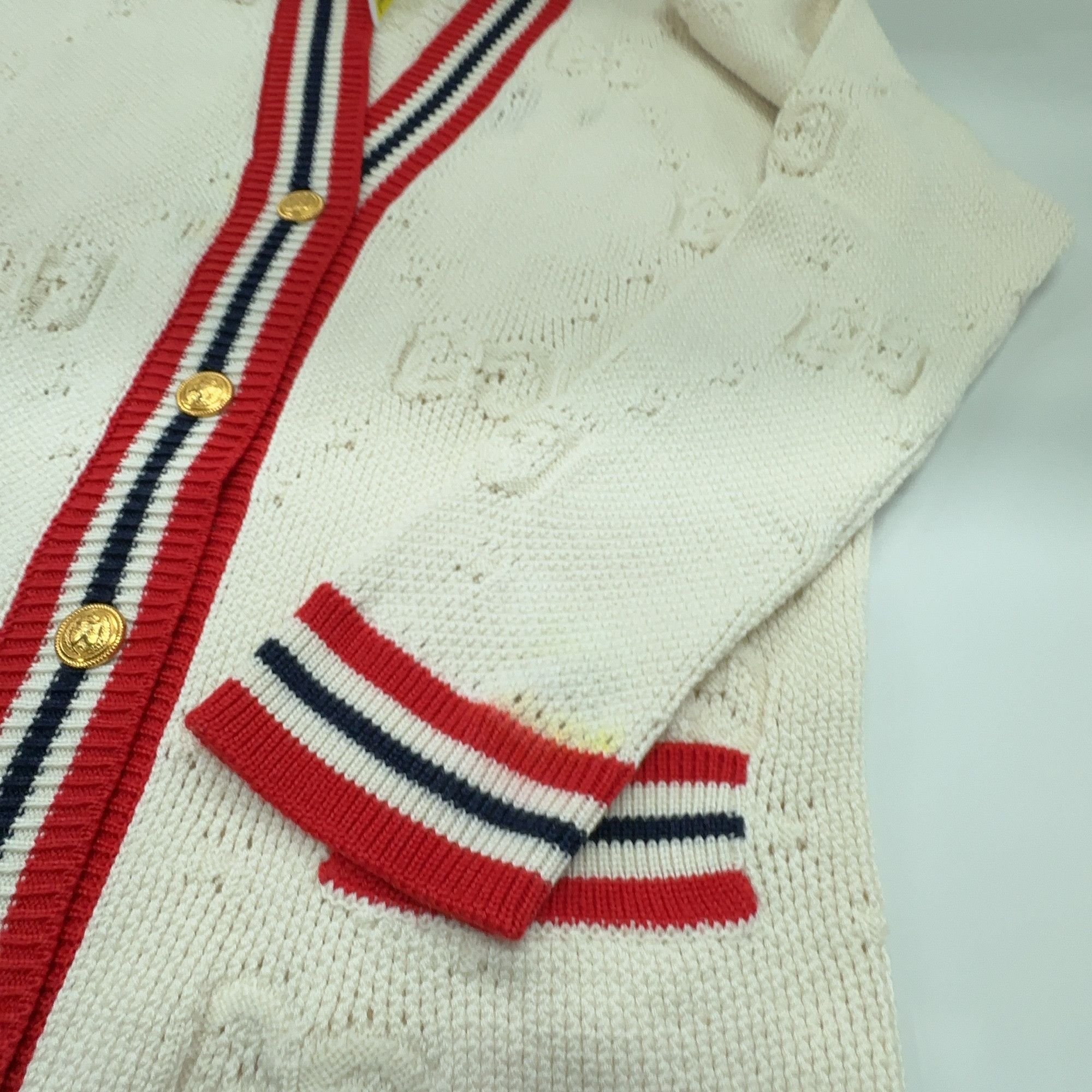 Gucci Gucci FW21 Striped GG Knit Cardigan Size S Size S / US 4 / IT 40 - 3 Thumbnail