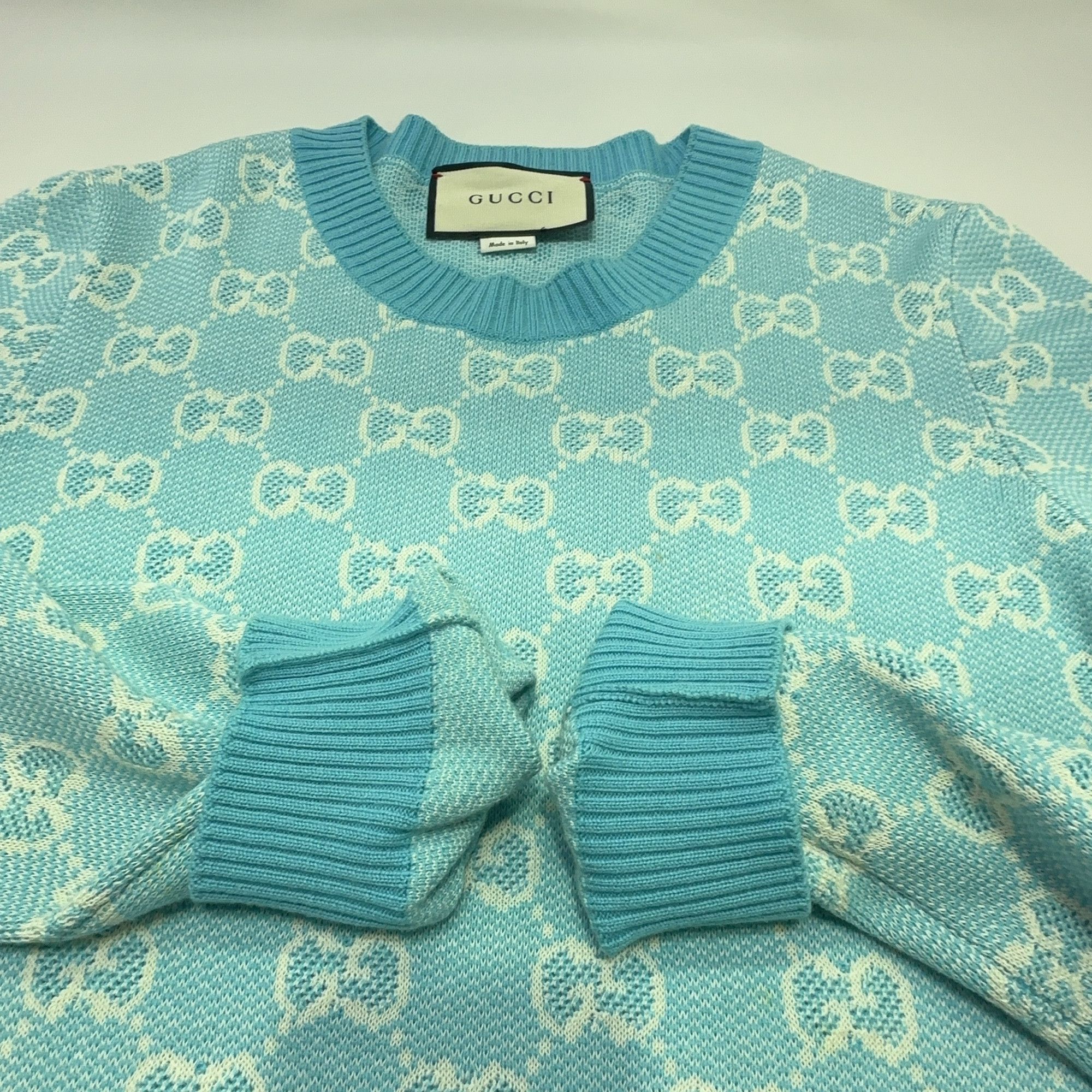 Gucci Gucci GG Monogram Knit Sweater Size L Size L / US 10 / IT 46 - 11 Thumbnail