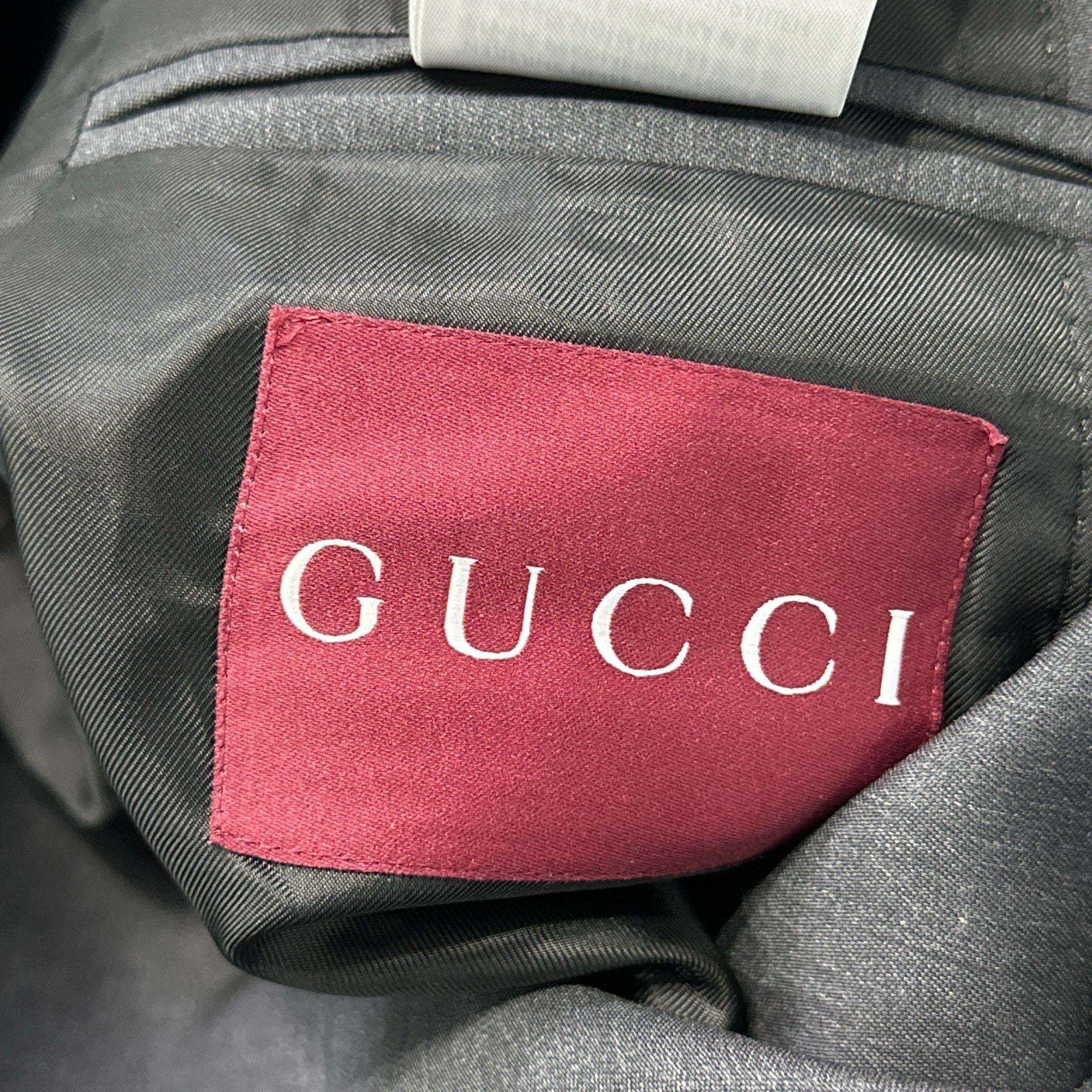 Gucci Gucci Gray Double Breasted Wool Coat 40 Size S / US 4 / IT 40 - 4 Thumbnail