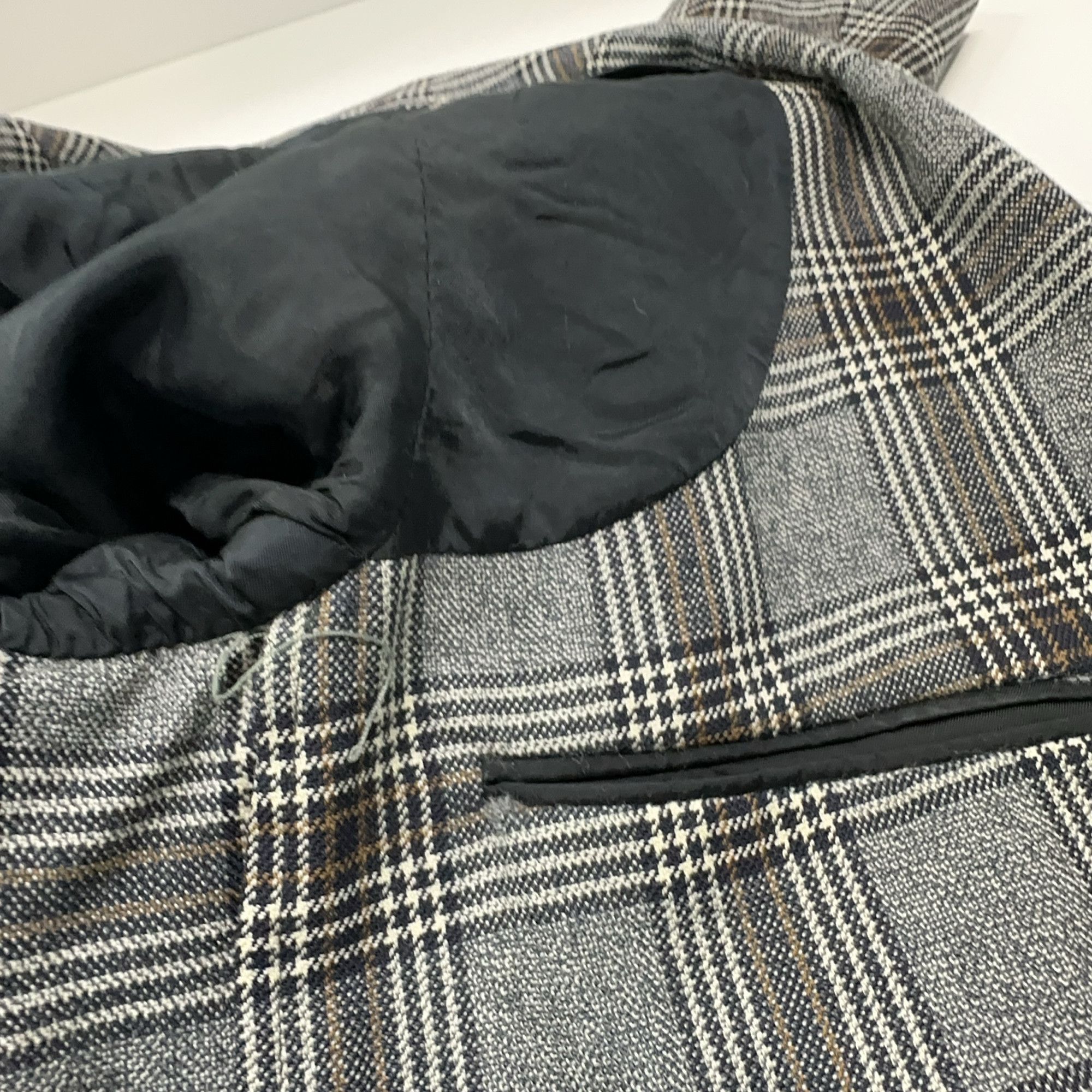Gucci Gucci Plaid Wool Blazer 38S Size 38R - 12 Thumbnail