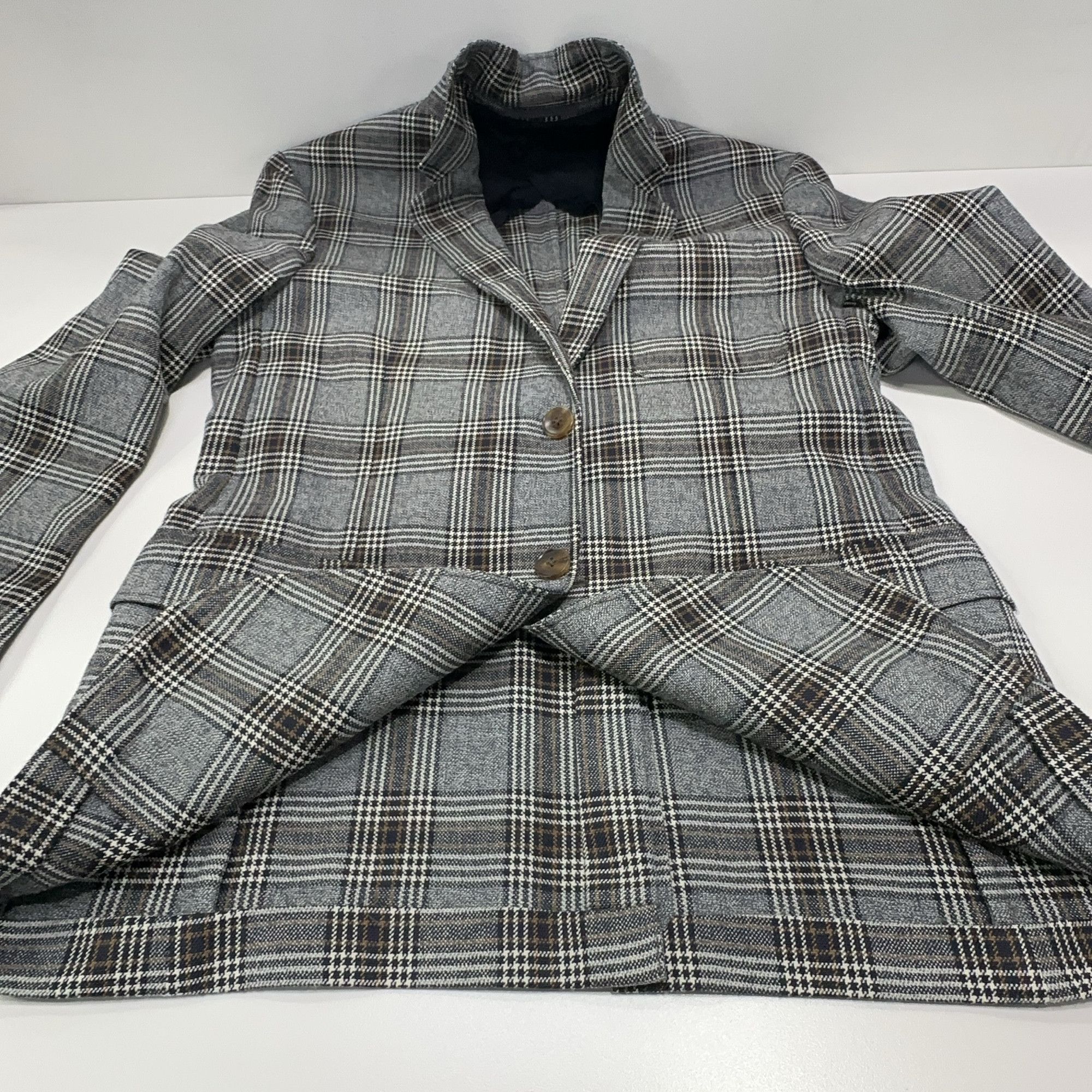 Gucci Gucci Plaid Wool Blazer 38S Size 38R - 7 Thumbnail