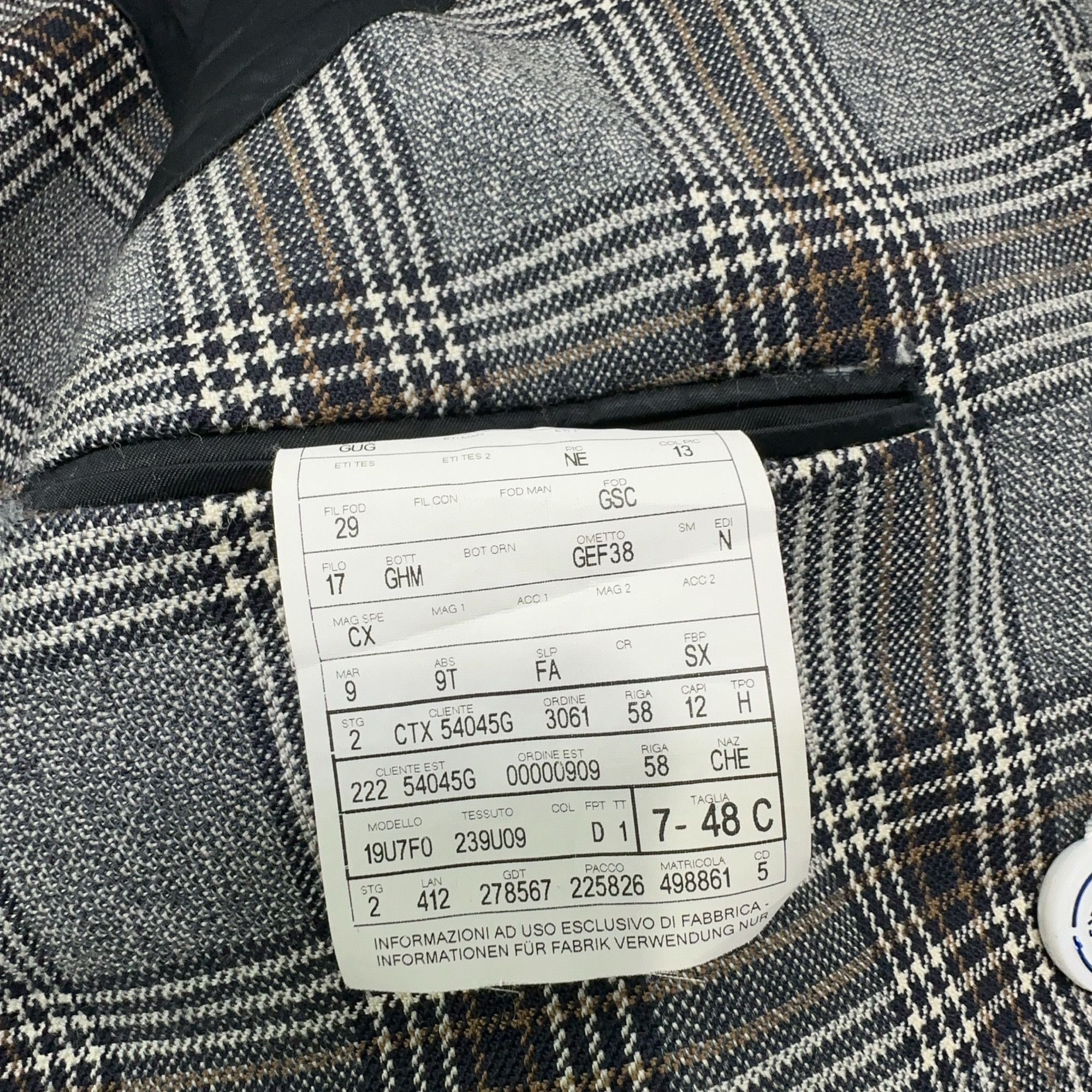 Gucci Gucci Plaid Wool Blazer 38S Size 38R - 5 Thumbnail