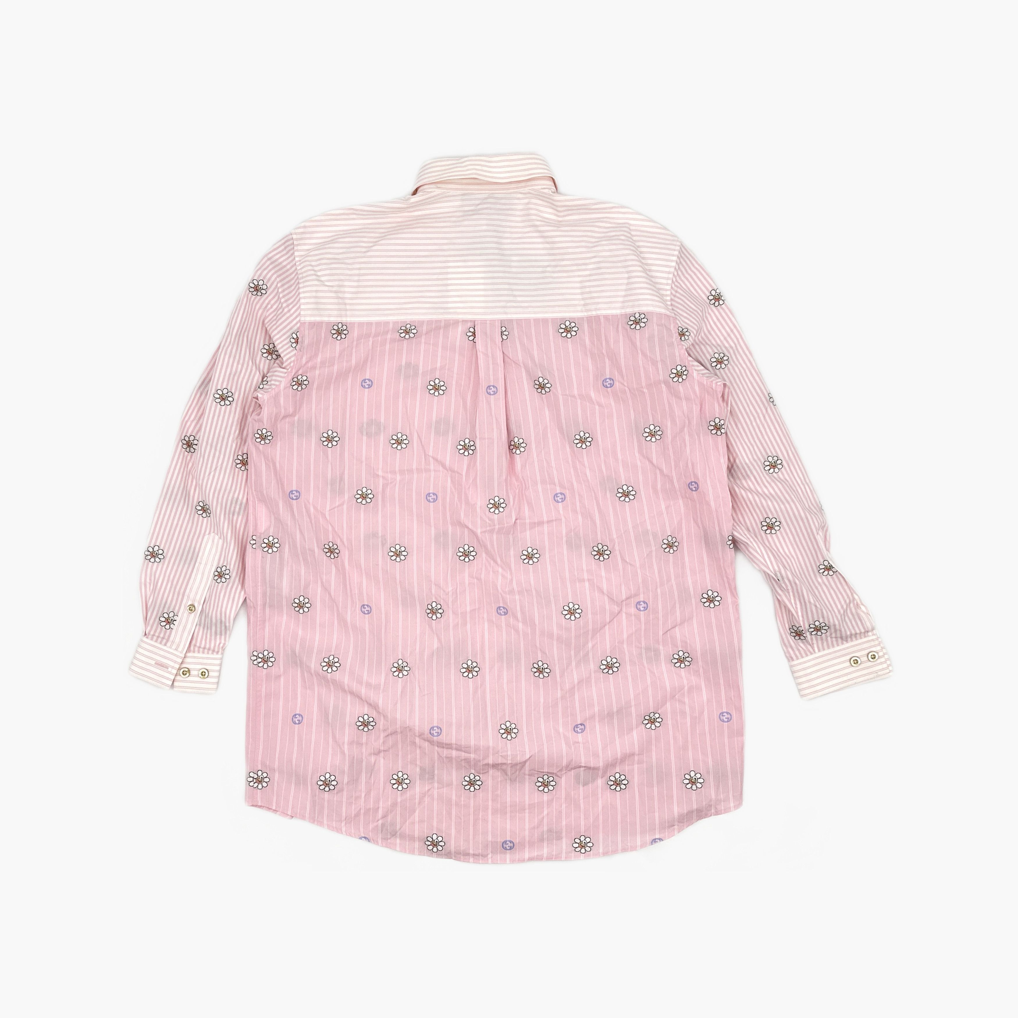 Gucci Gucci Floral Striped Shirt Mini Dress 42 Size M / US 6-8 / IT 42-44 - 2 Thumbnail