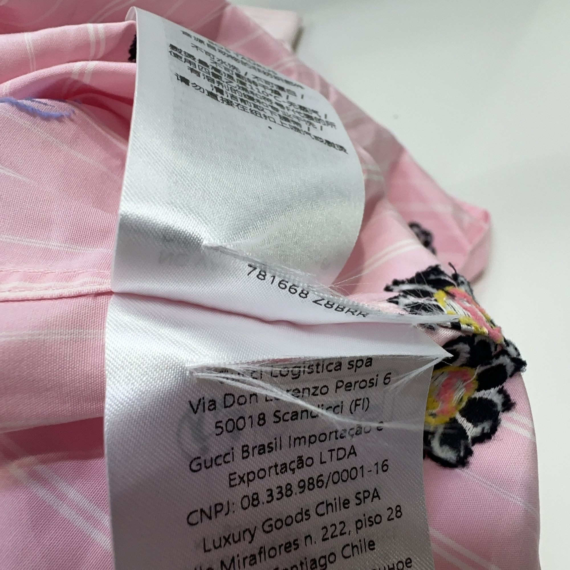 Gucci Gucci Floral Striped Shirt Mini Dress 42 Size M / US 6-8 / IT 42-44 - 5 Thumbnail