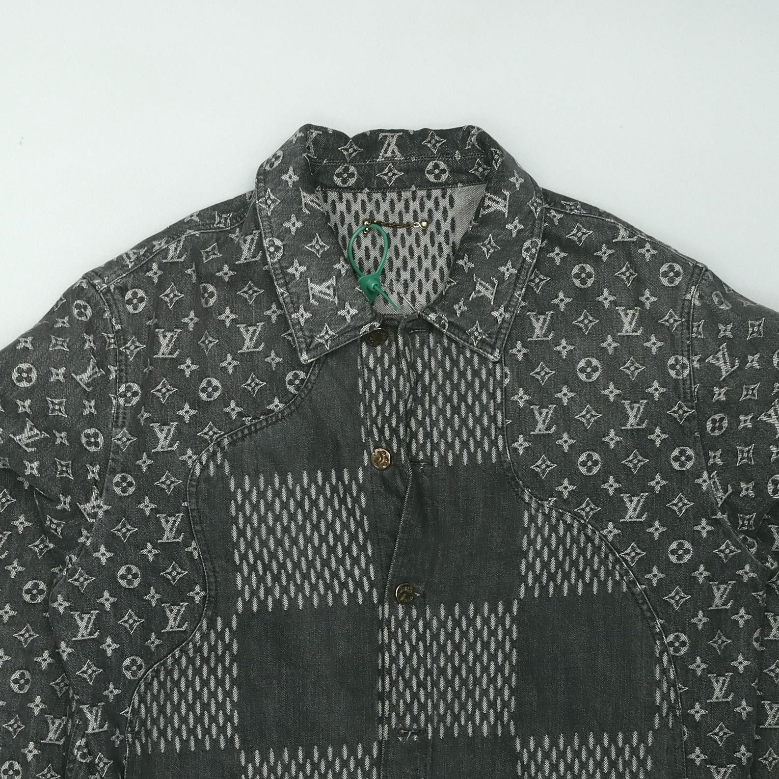 Louis Vuitton Louis Vuitton x Nigo LV2 Patchwork Denim Jacket 56 Size US XL / EU 56 / 4 - 3 Thumbnail