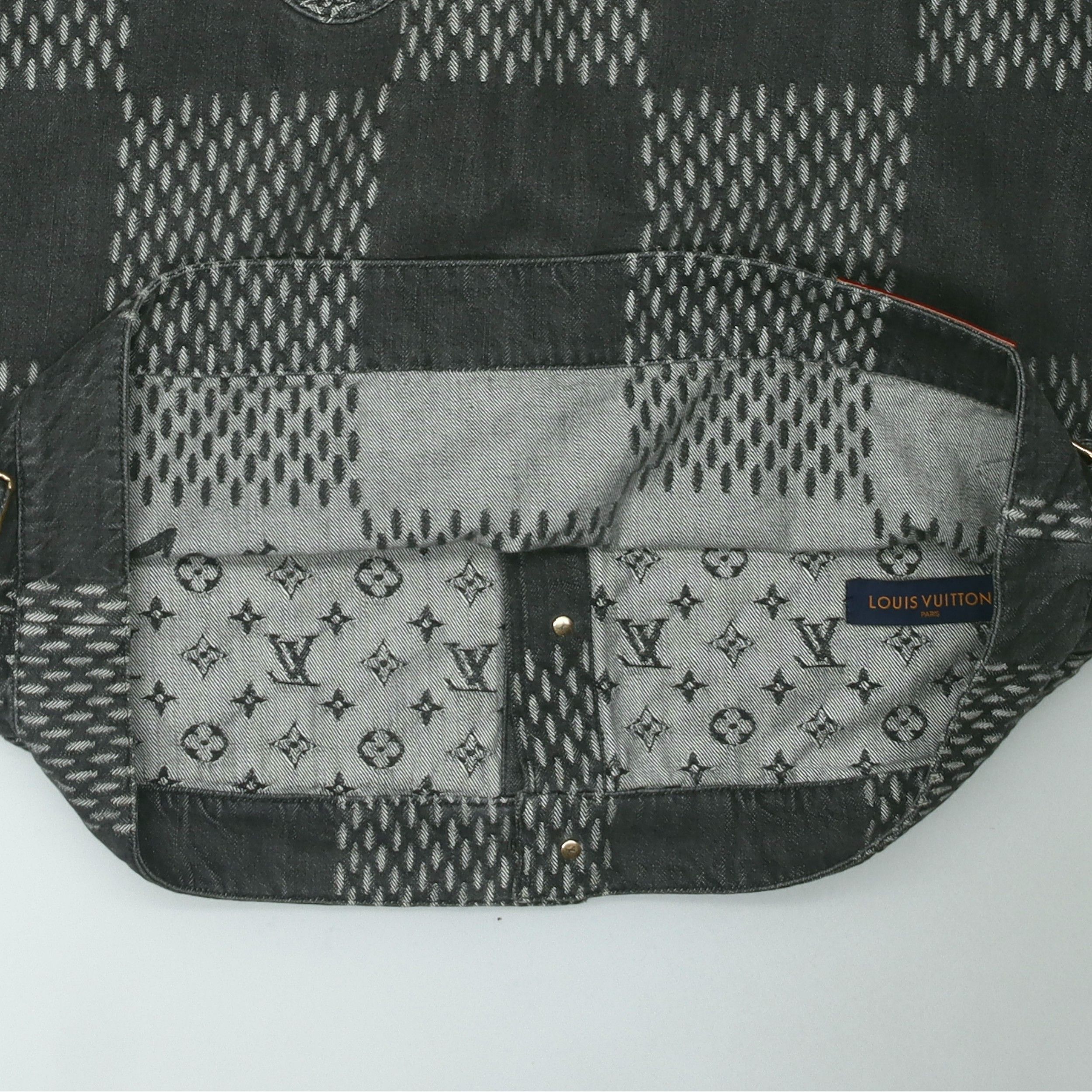 Louis Vuitton Louis Vuitton x Nigo LV2 Patchwork Denim Jacket 56 Size US XL / EU 56 / 4 - 6 Thumbnail