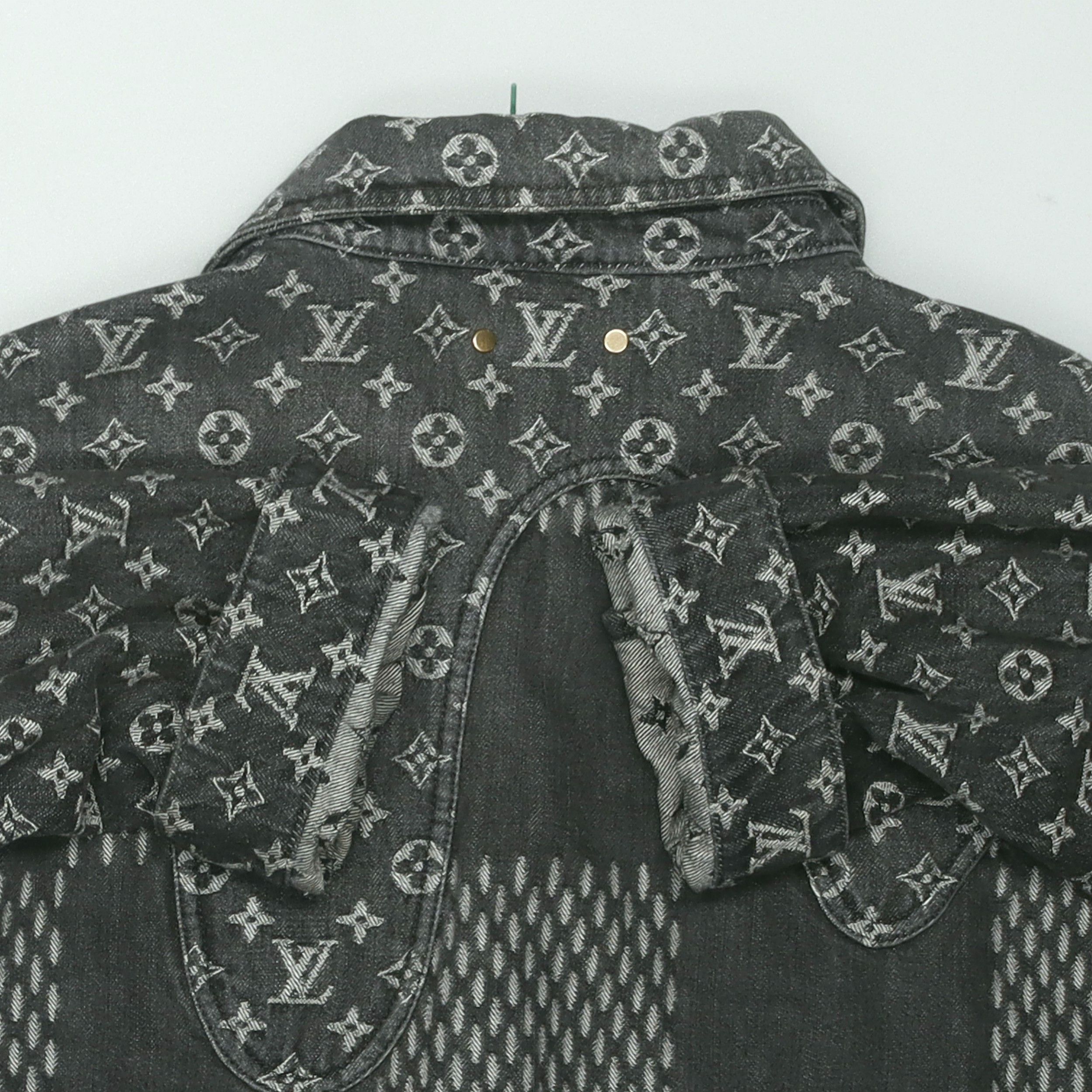 Louis Vuitton Louis Vuitton x Nigo LV2 Patchwork Denim Jacket 56 Size US XL / EU 56 / 4 - 7 Thumbnail
