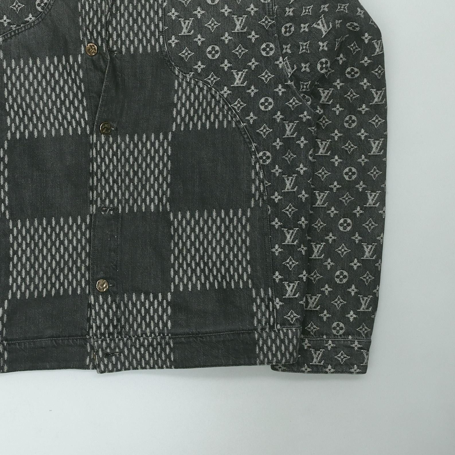 Louis Vuitton Louis Vuitton x Nigo LV2 Patchwork Denim Jacket 56 Size US XL / EU 56 / 4 - 5 Thumbnail