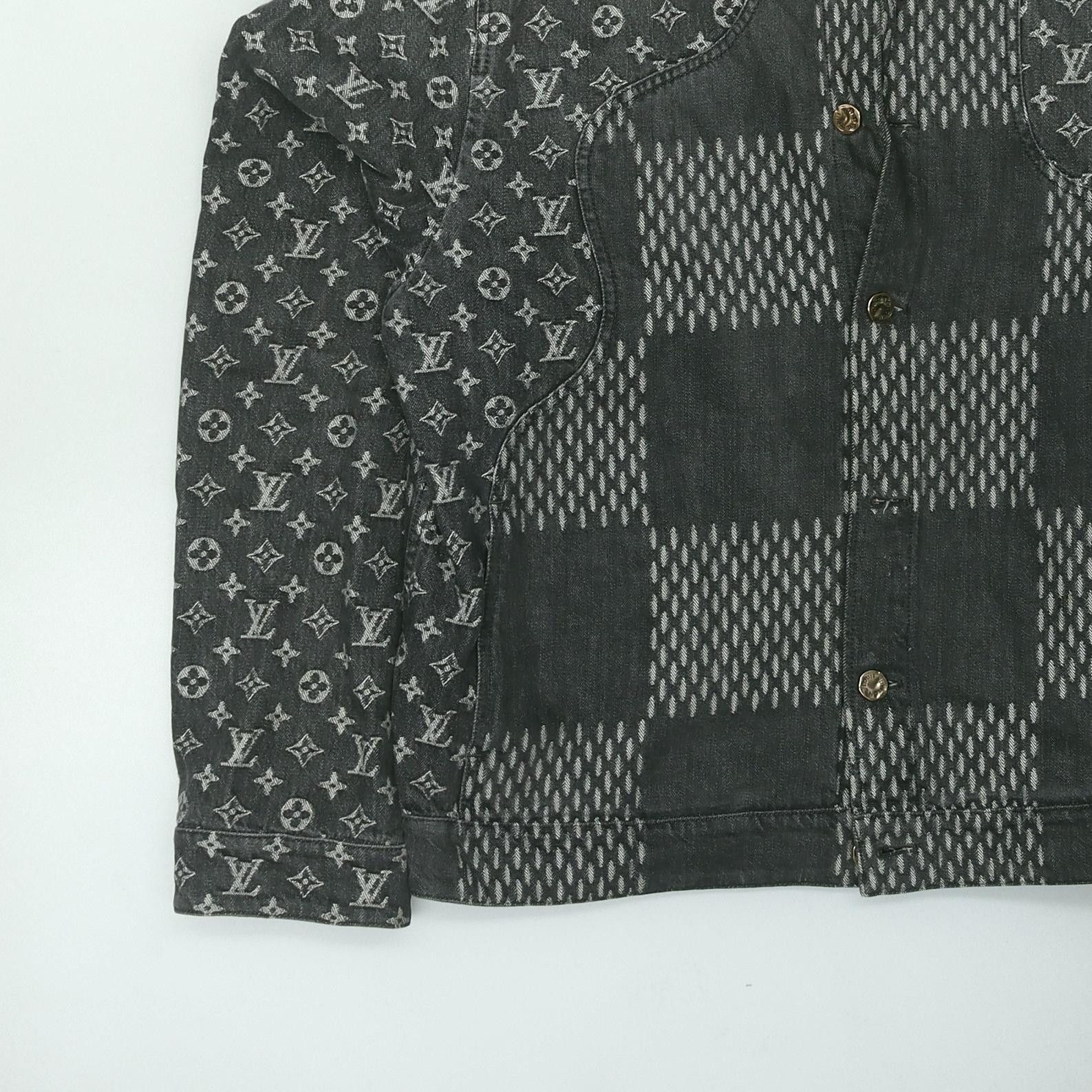 Louis Vuitton Louis Vuitton x Nigo LV2 Patchwork Denim Jacket 56 Size US XL / EU 56 / 4 - 4 Thumbnail