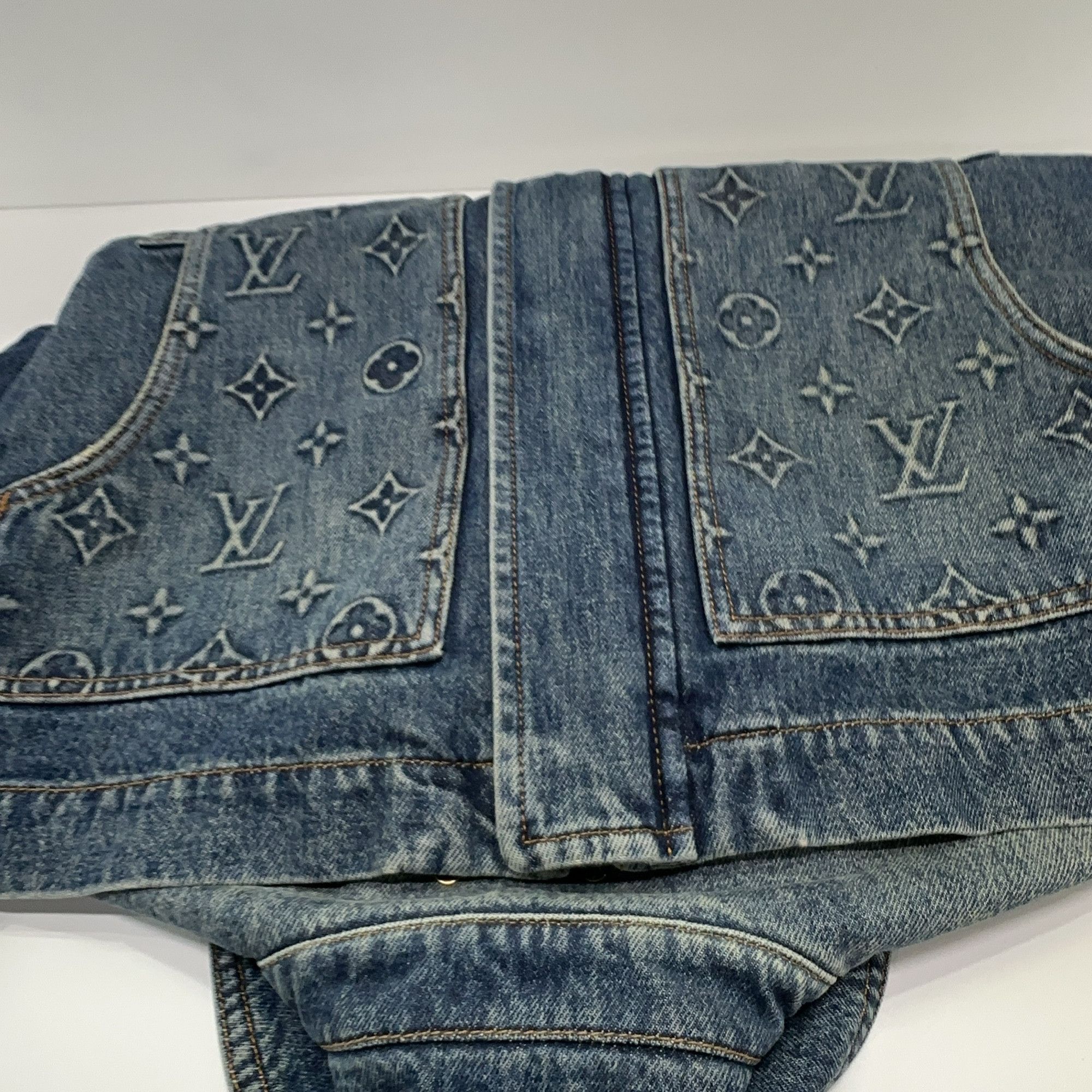 Louis Vuitton Louis Vuitton Monogram Denim Jacket 48 Size US M / EU 48-50 / 2 - 7 Thumbnail