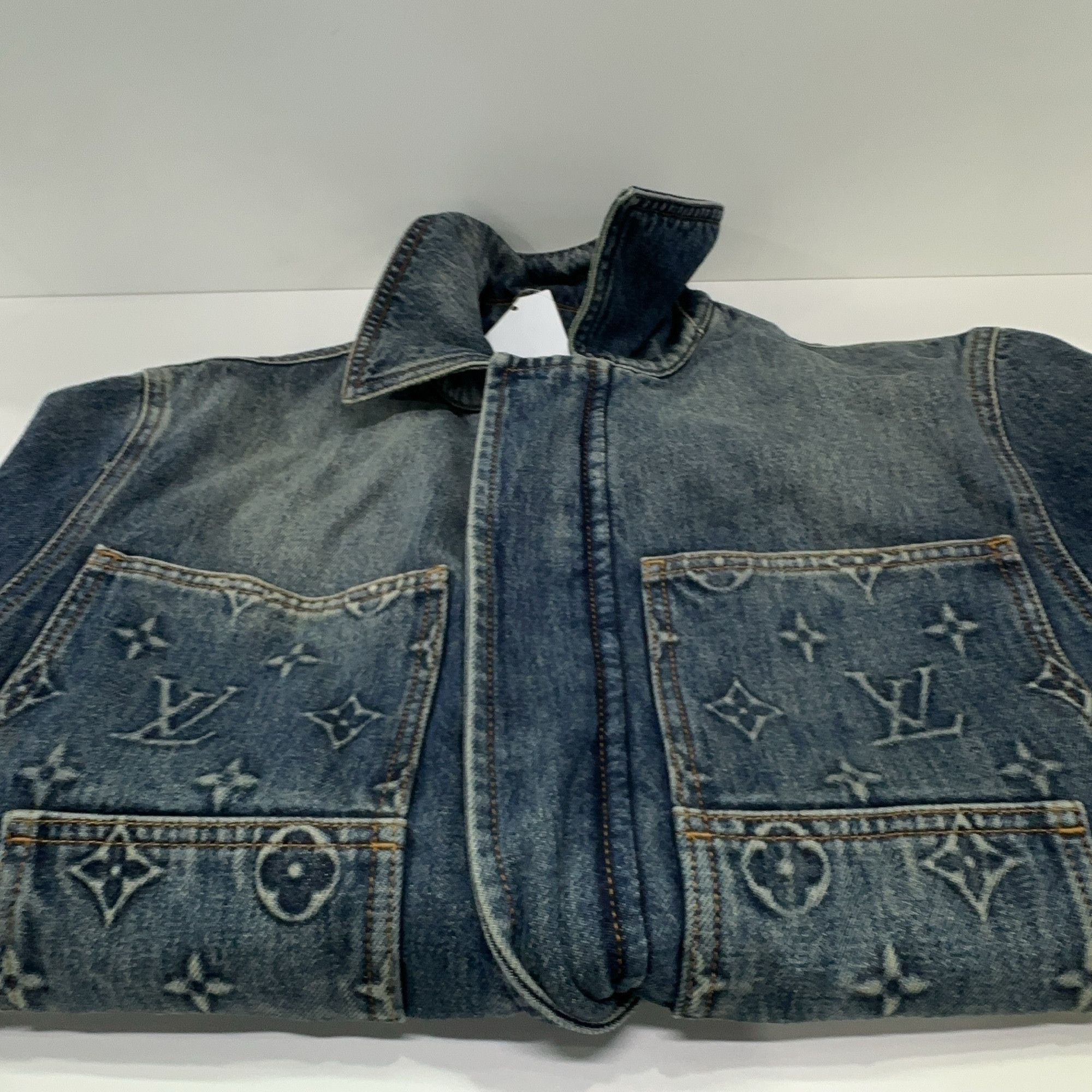 Louis Vuitton Louis Vuitton Monogram Denim Jacket 48 Size US M / EU 48-50 / 2 - 6 Thumbnail