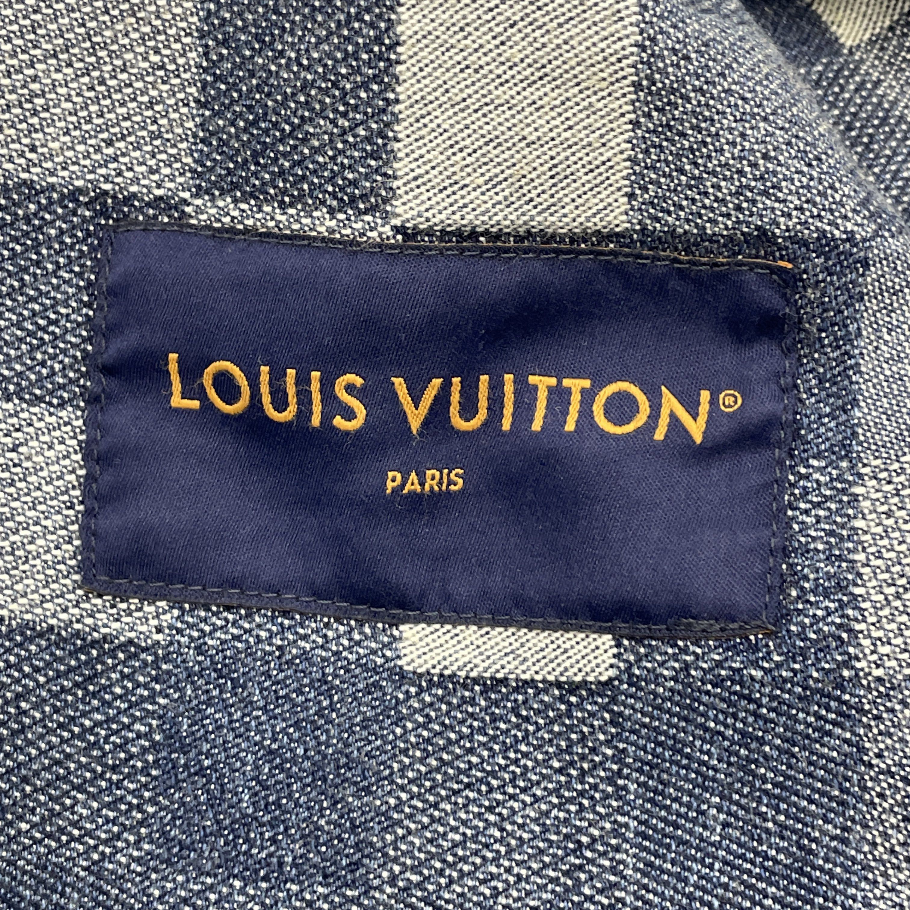 Louis Vuitton Louis Vuitton Pharrell Damier Denim Jacket 48 Size US M / EU 48-50 / 2 - 3 Thumbnail