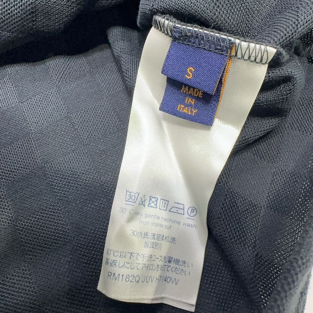 Louis Vuitton Louis Vuitton Damier Texture Polo Shirt Size S Size US S / EU 44-46 / 1 - 4 Thumbnail