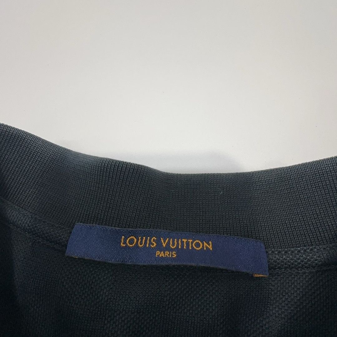Louis Vuitton Louis Vuitton Damier Texture Polo Shirt Size S Size US S / EU 44-46 / 1 - 3 Thumbnail