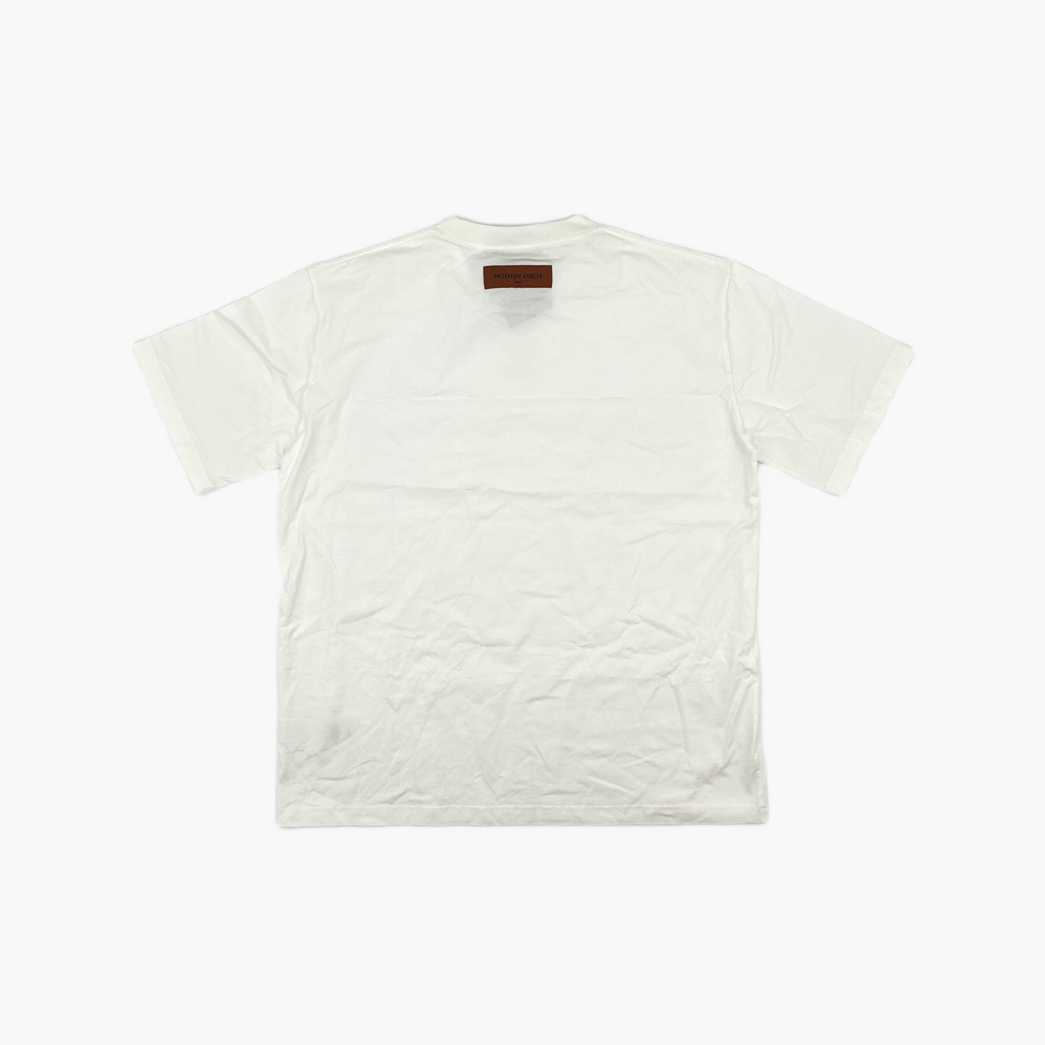 Louis Vuitton Louis Vuitton Logo Embossed Cotton T-Shirt Size 4L Size US XXL / EU 58 / 5 - 2 Thumbnail