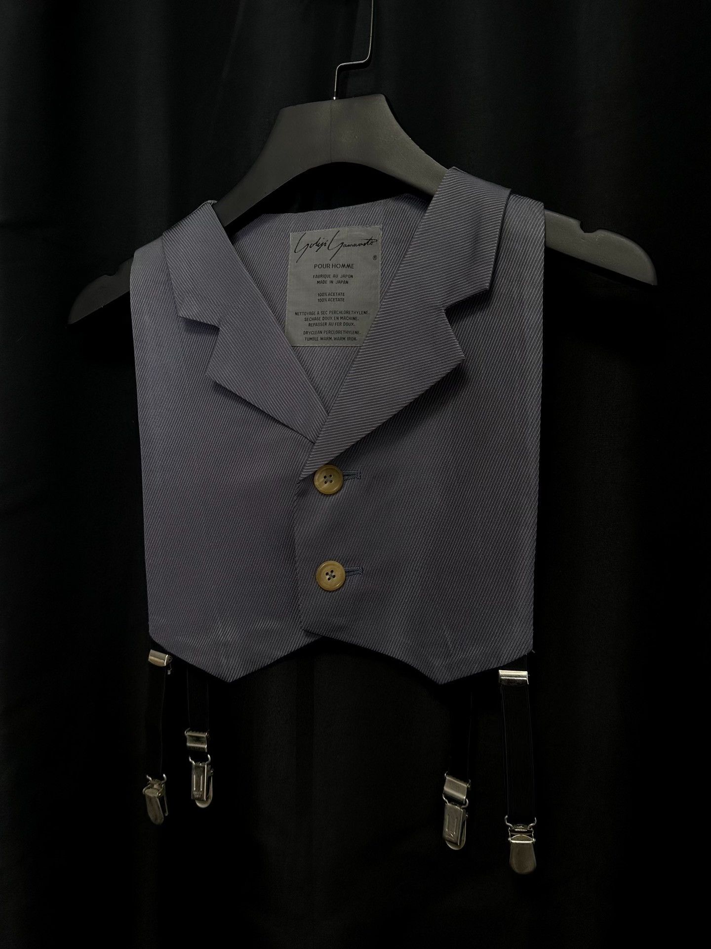 Yohji Yamamoto Yohji Yamamoto 1980s Suspender Vest Size US M / EU 48-50 / 2 - 5 Thumbnail