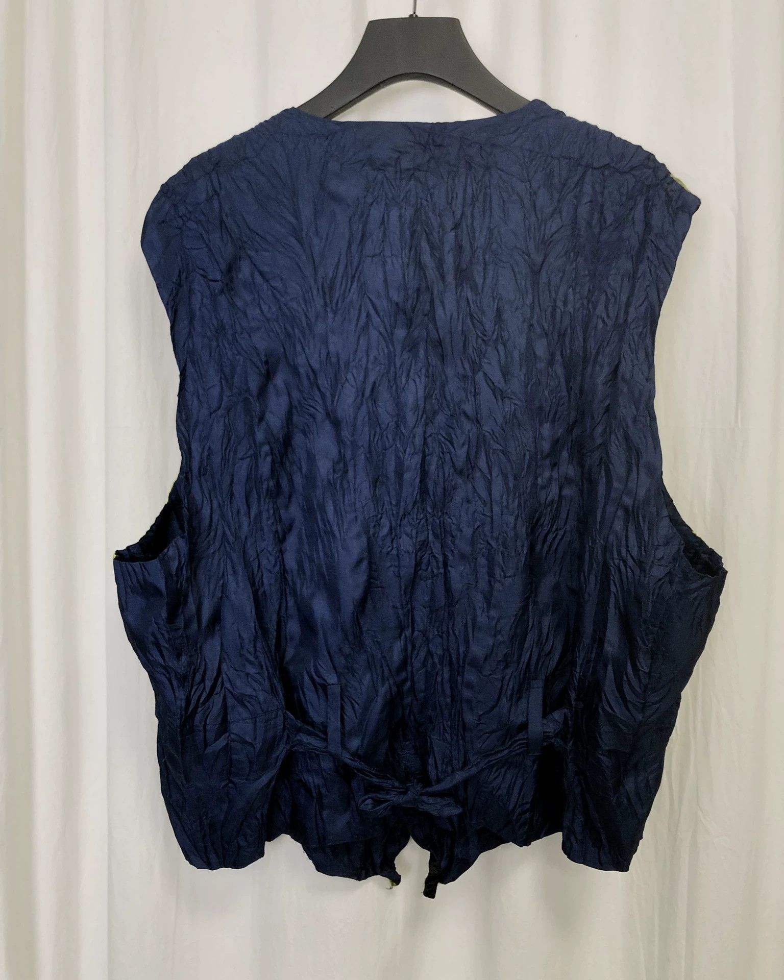 Issey Miyake Issey Miyake 1993 SS Pleated Striped Vest Size US M / EU 48-50 / 2 - 2 Thumbnail