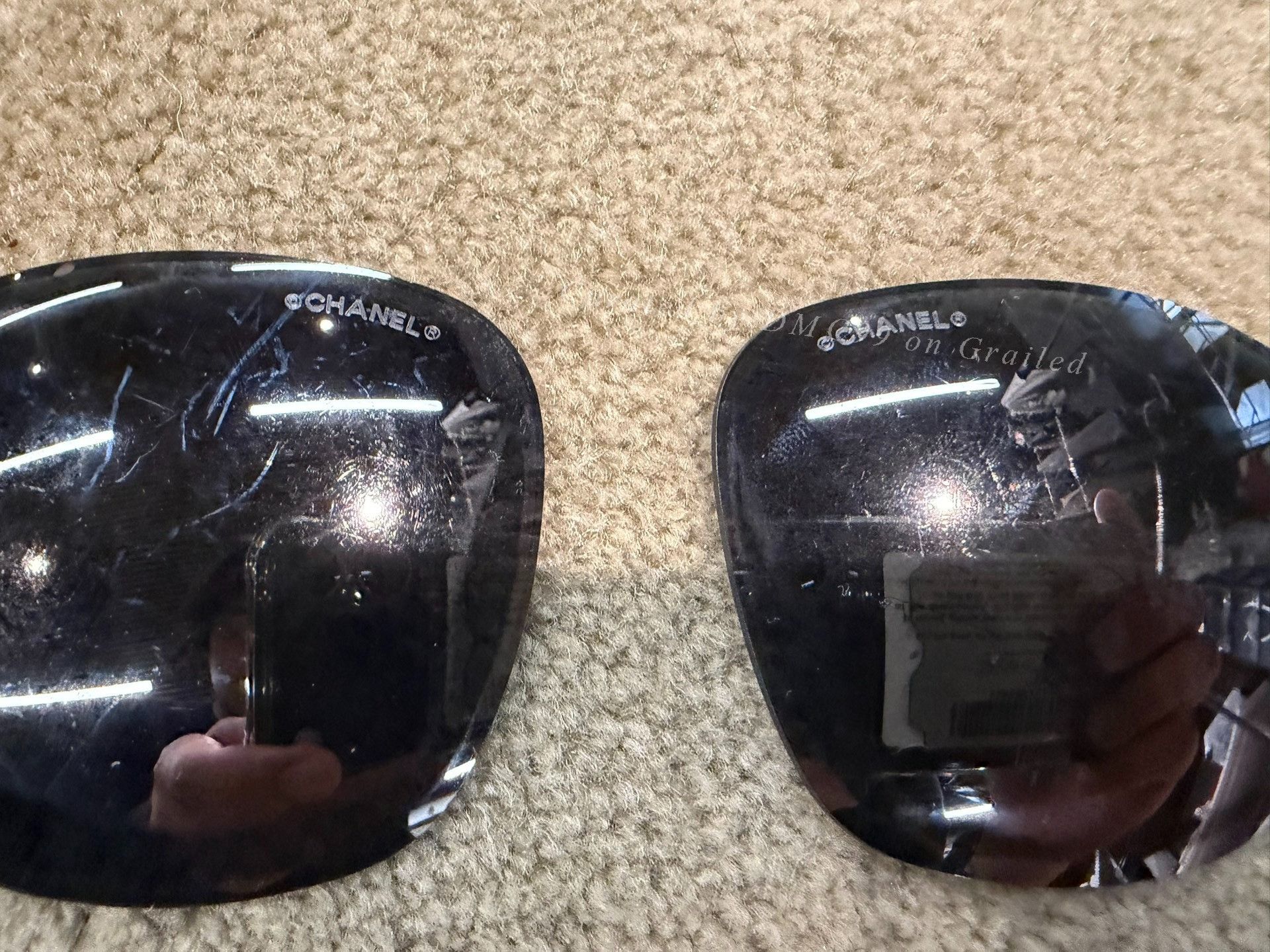 Chanel Chanel Sunglasses Leather Temples Size ONE SIZE - 8 Thumbnail